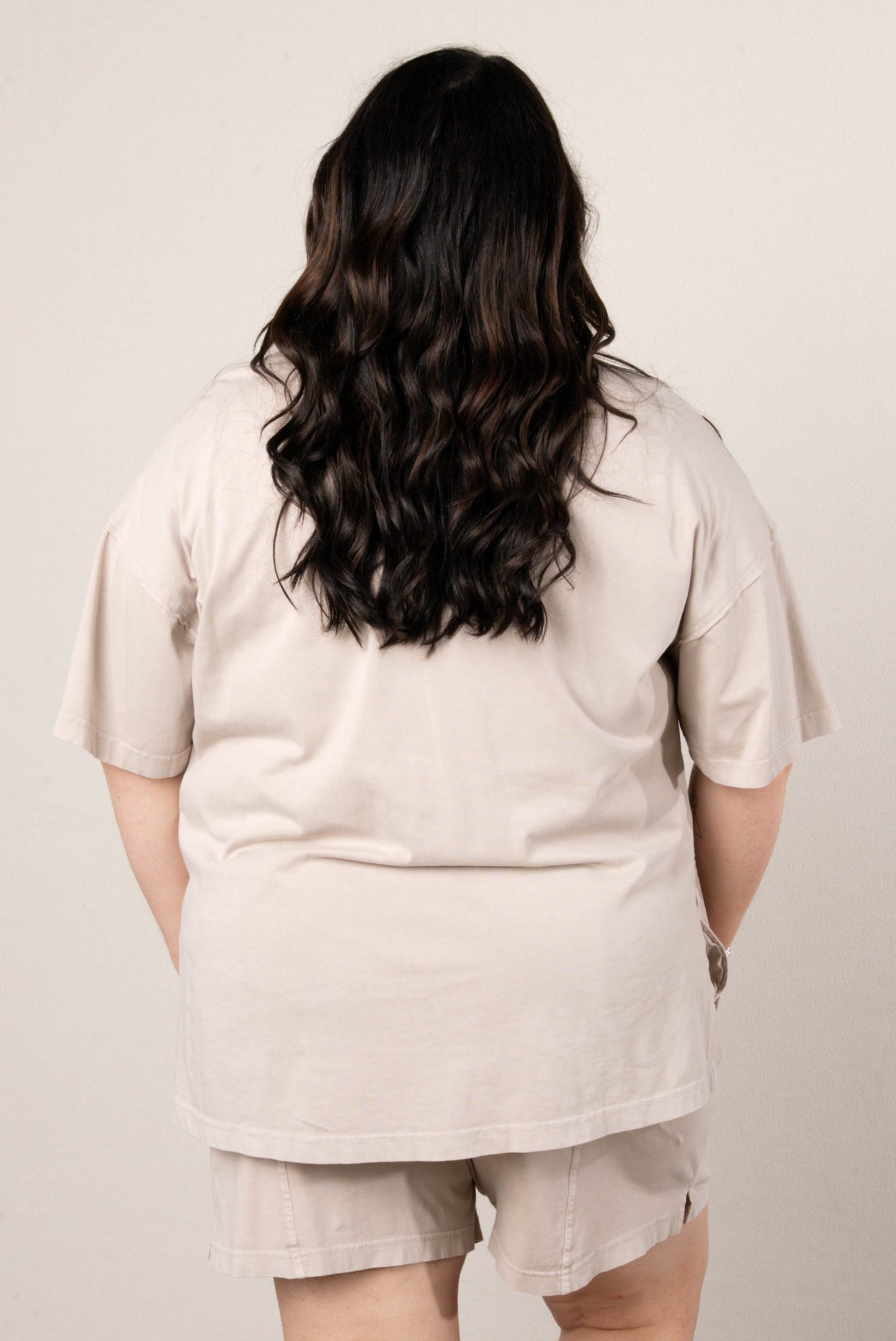 Addy Mae Mineral Washed Tee + Shorts Set