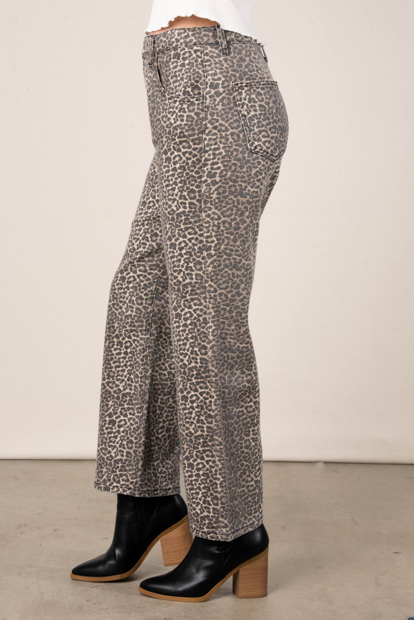 Lonnie High Waist Denim Pants