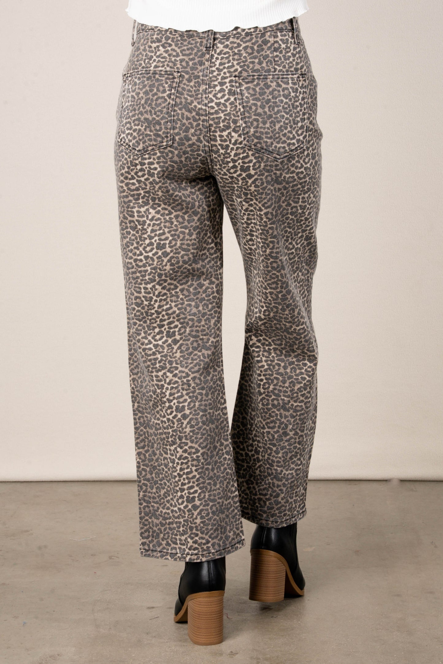 Lonnie High Waist Denim Pants