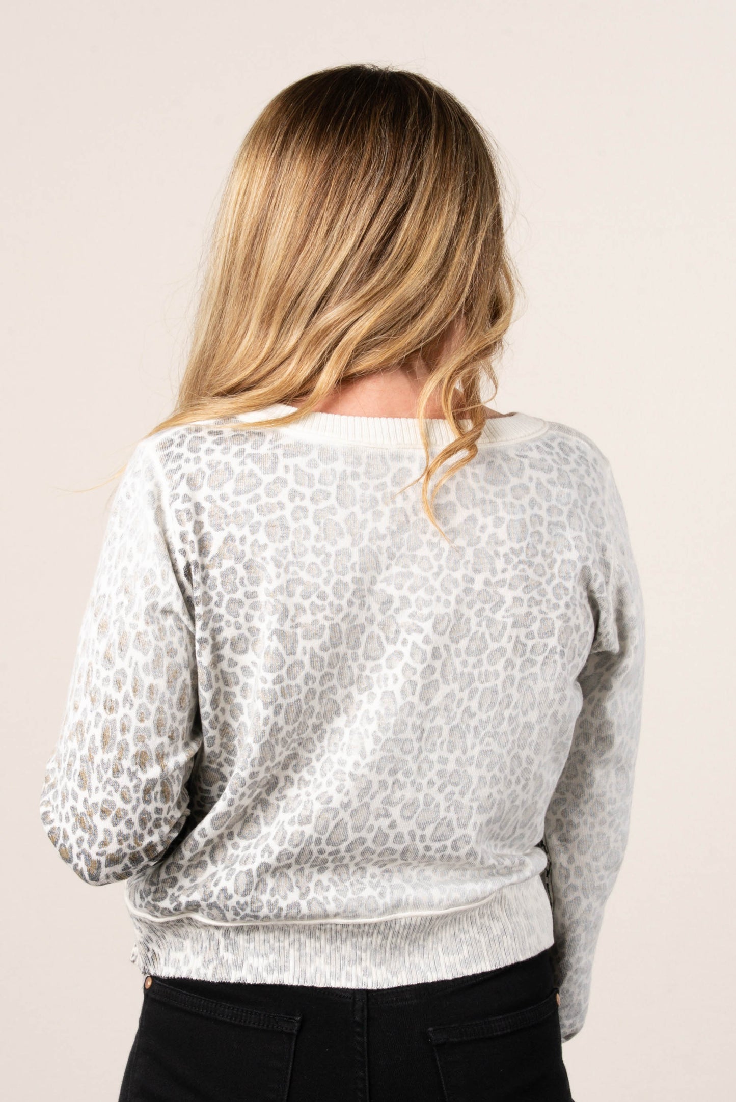 Matilda Faded Leopard Cardigan