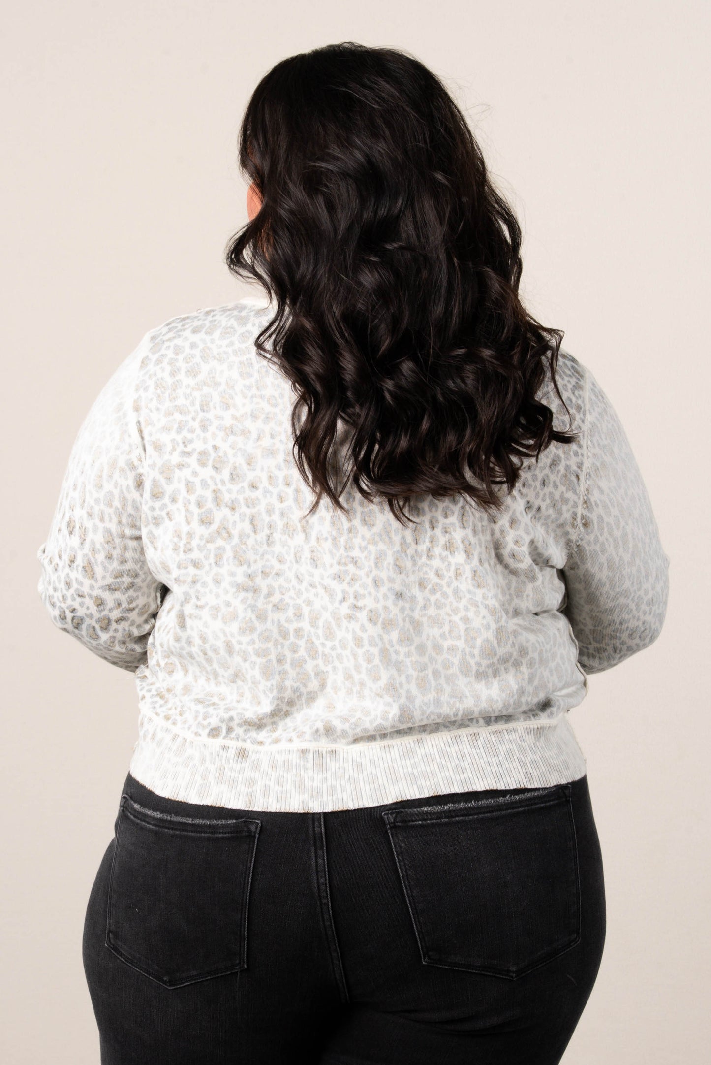 Matilda Faded Leopard Cardigan