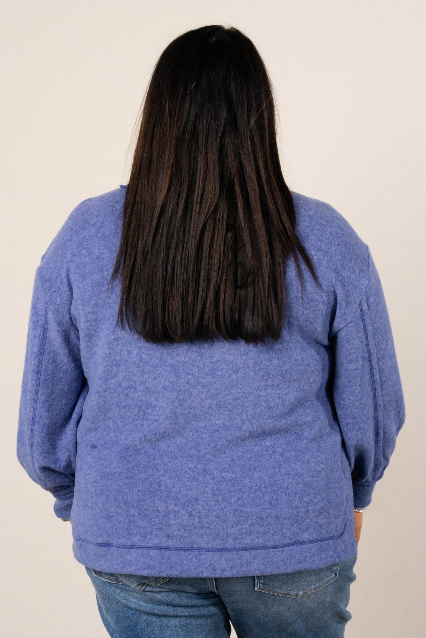 Luna Brushed Exposed Seam Sweater