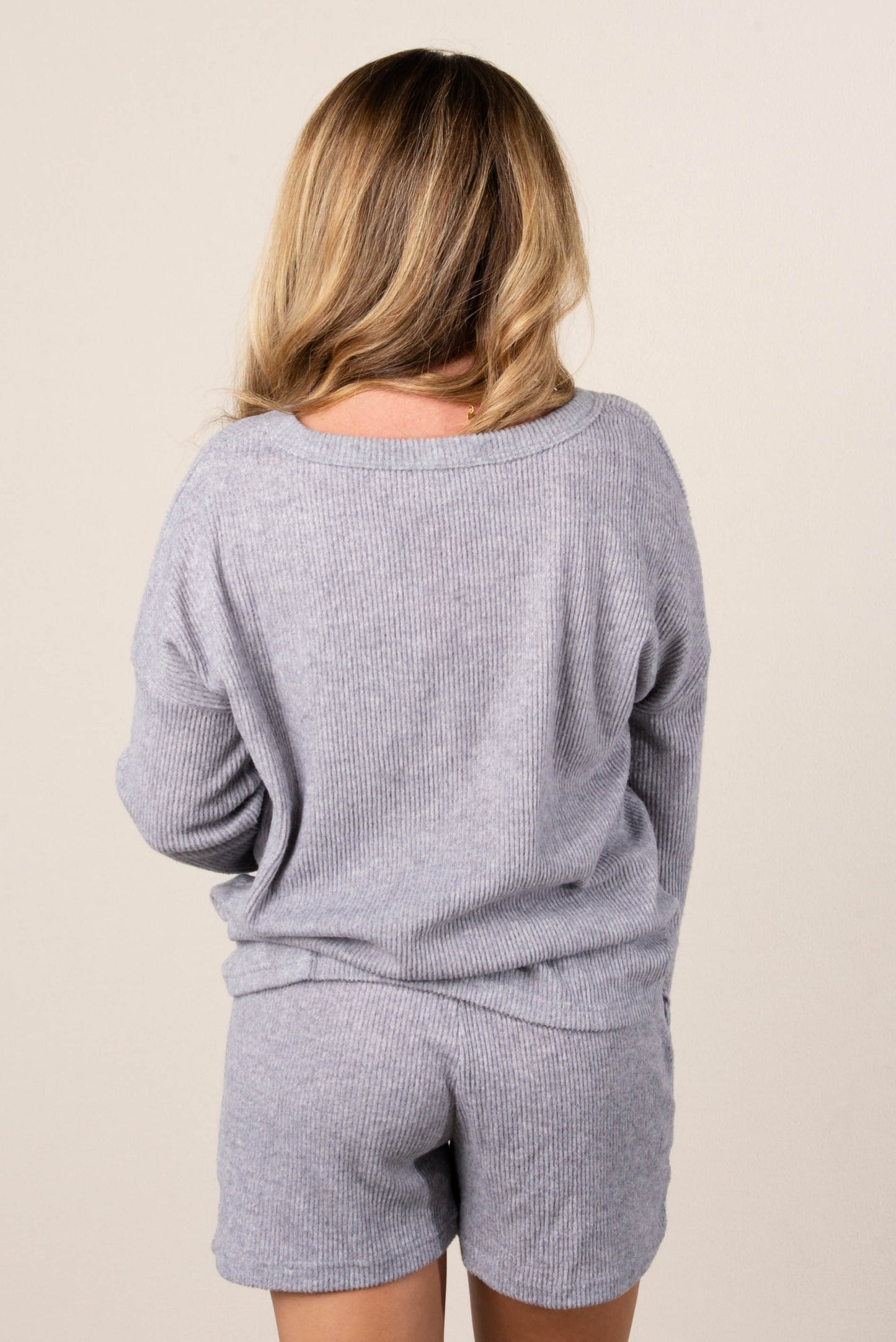 Avery Brushed Top + Shorts Lounge Set