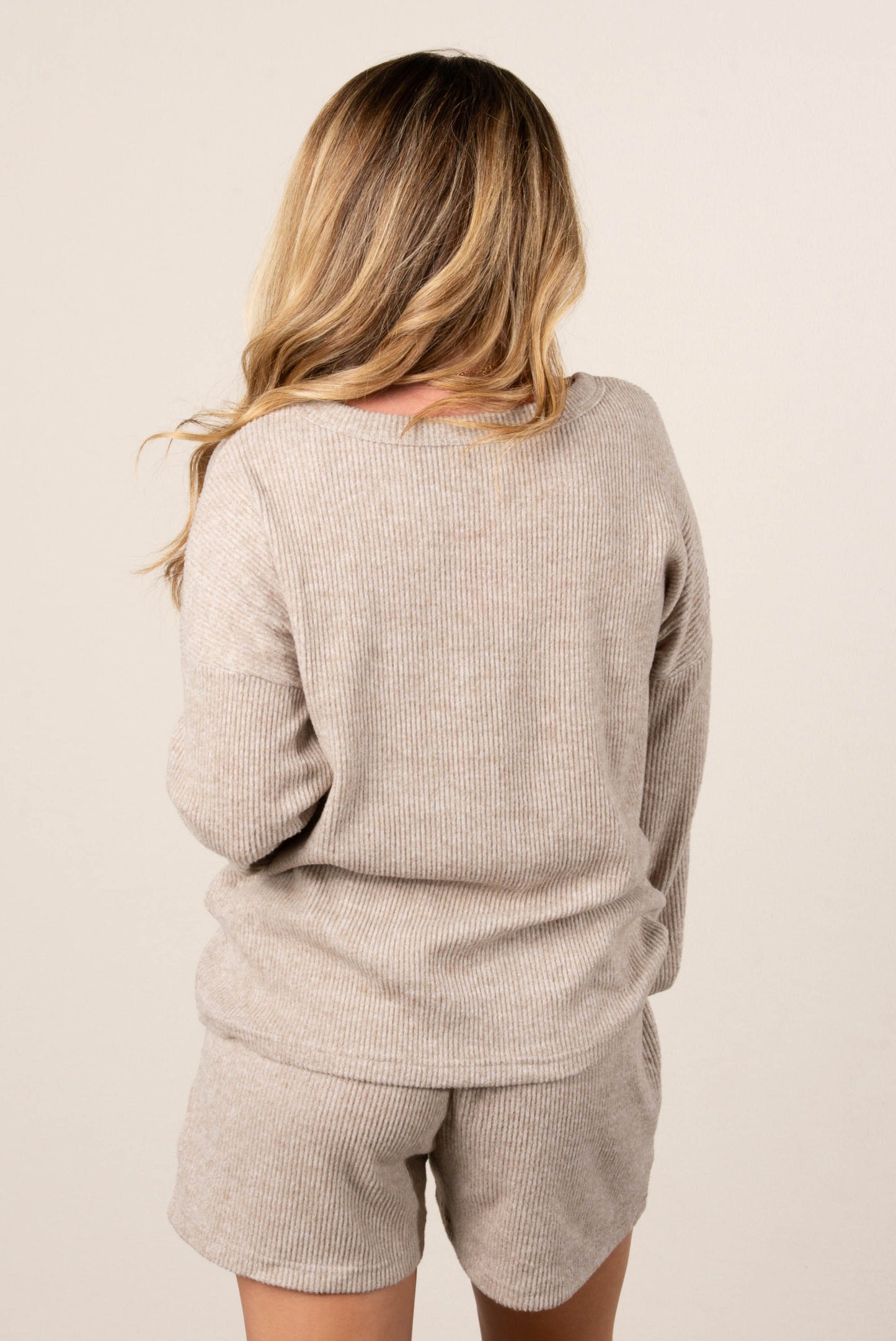 Avery Brushed Top + Shorts Lounge Set