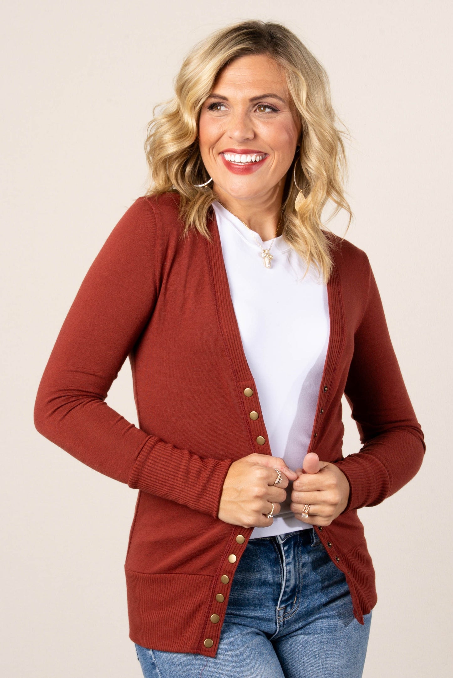 Sadie Snap Front Cardigan