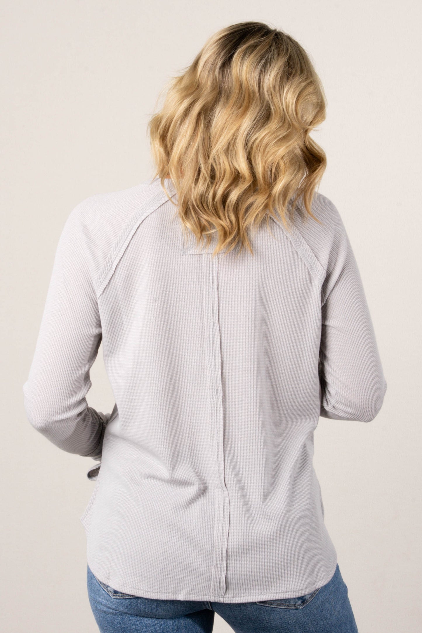 Everly Waffle Knit Raglan Top