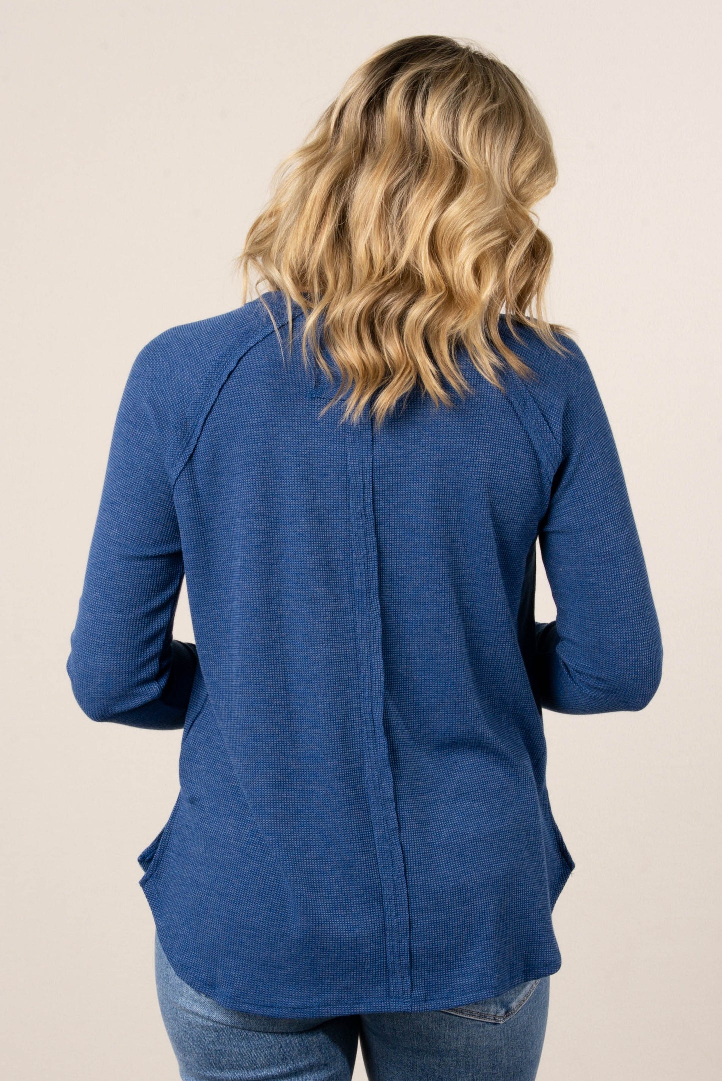 Everly Waffle Knit Raglan Top