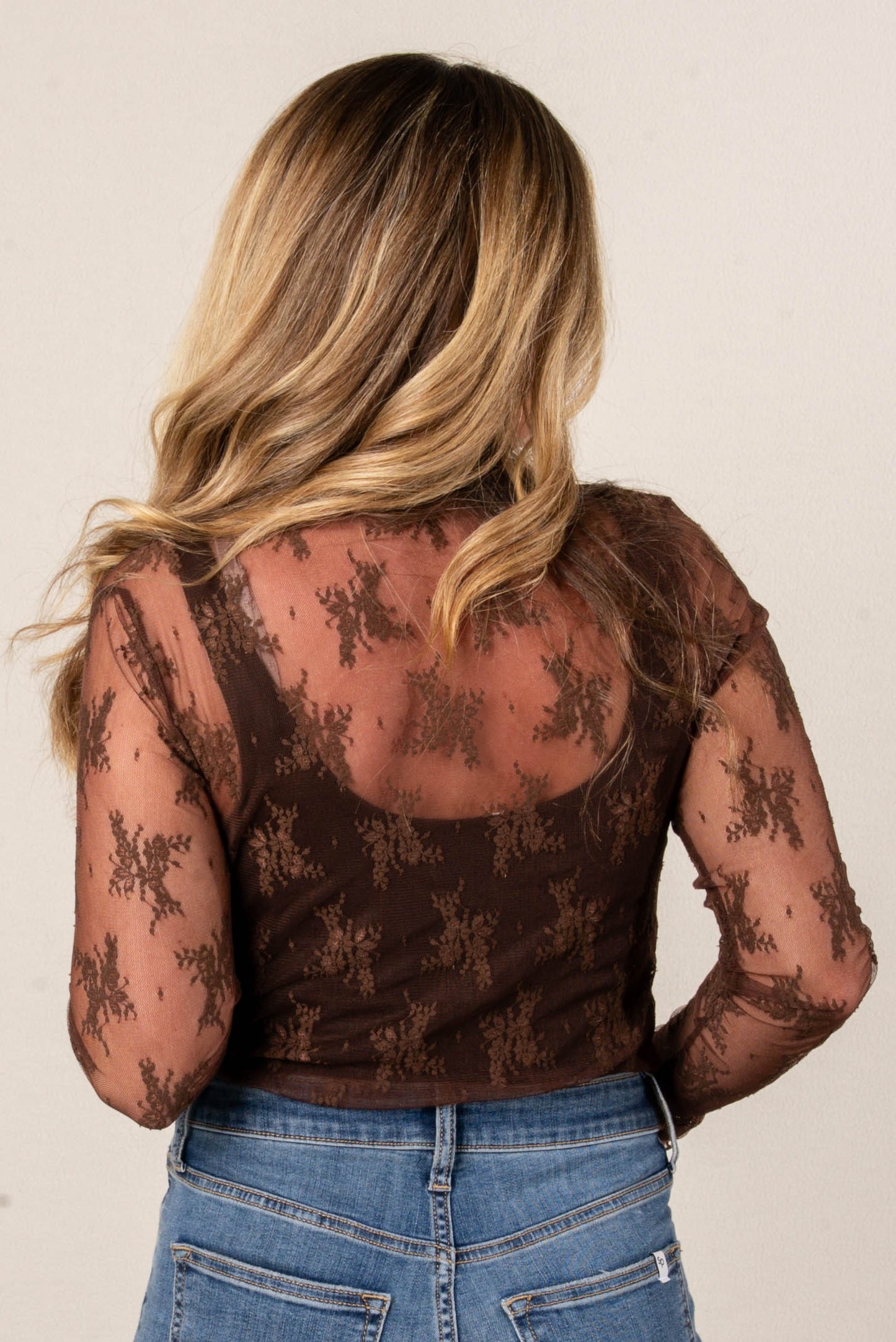 Eden Sheer Lace Layering Top