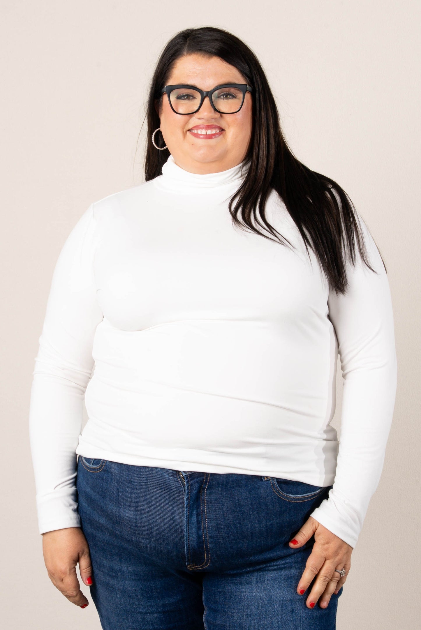 Cora Essential Microfiber Turtleneck Top