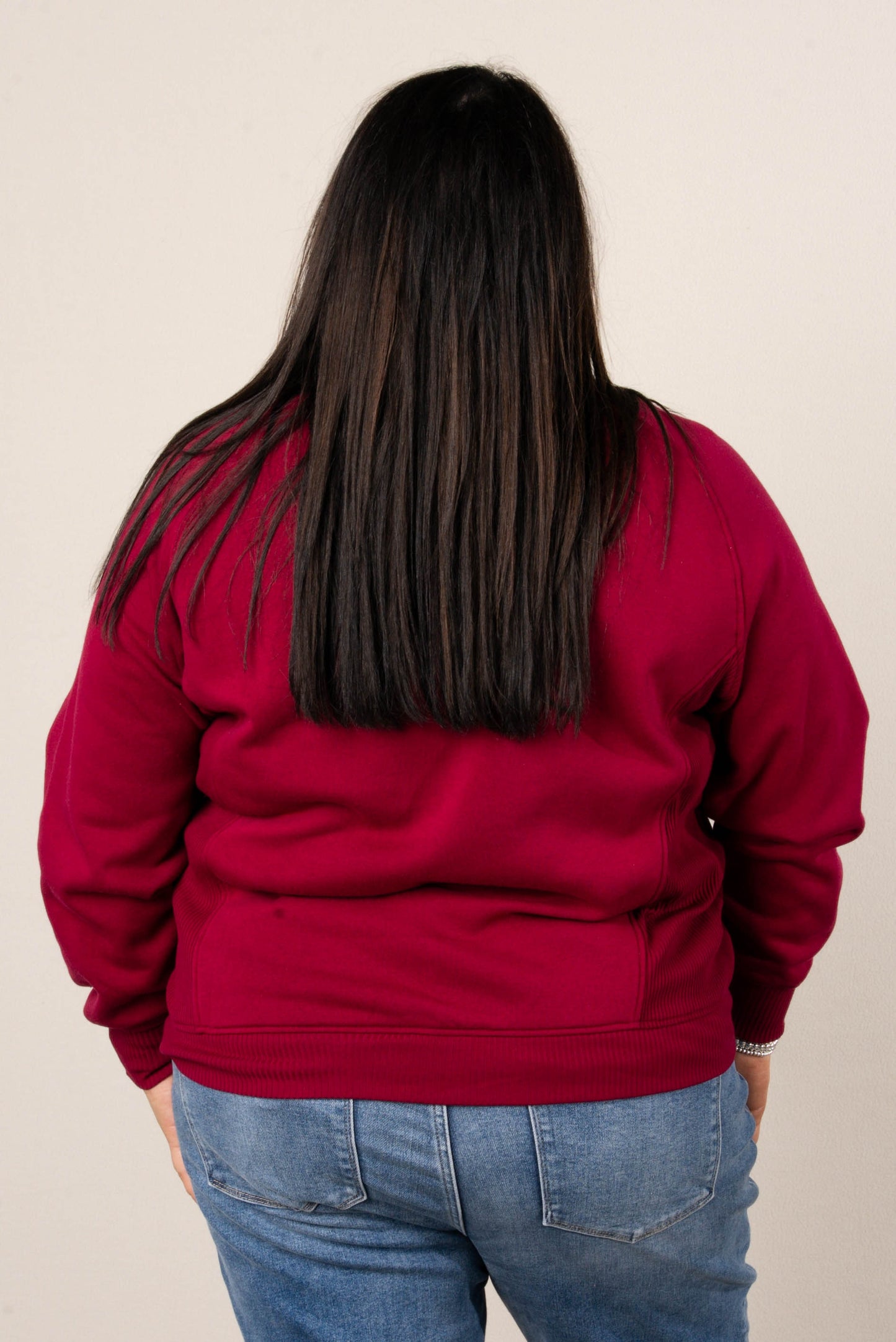 Bella Mixed Knit Raglan Sweatshirt