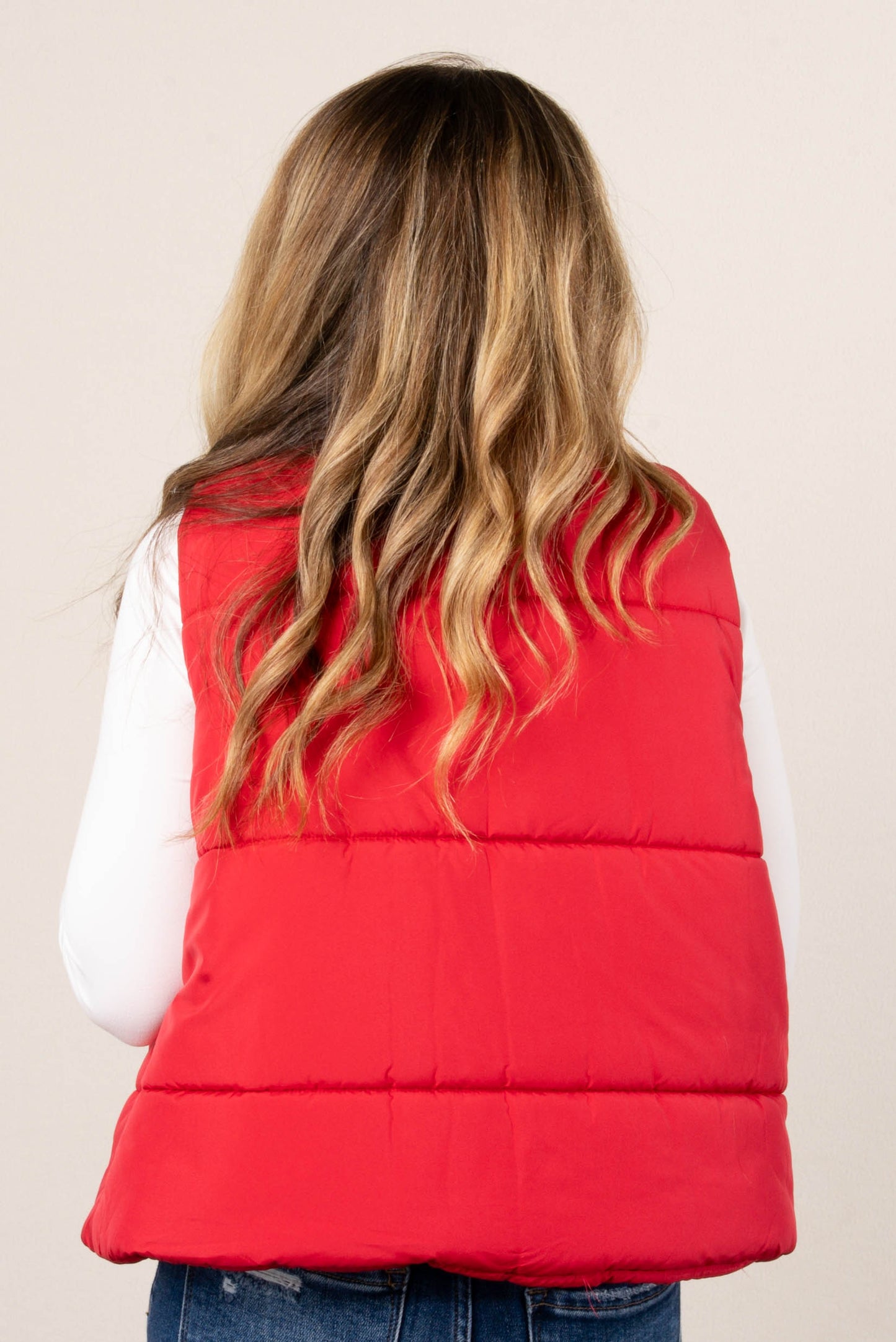 Skylar High Neck Puffer Vest