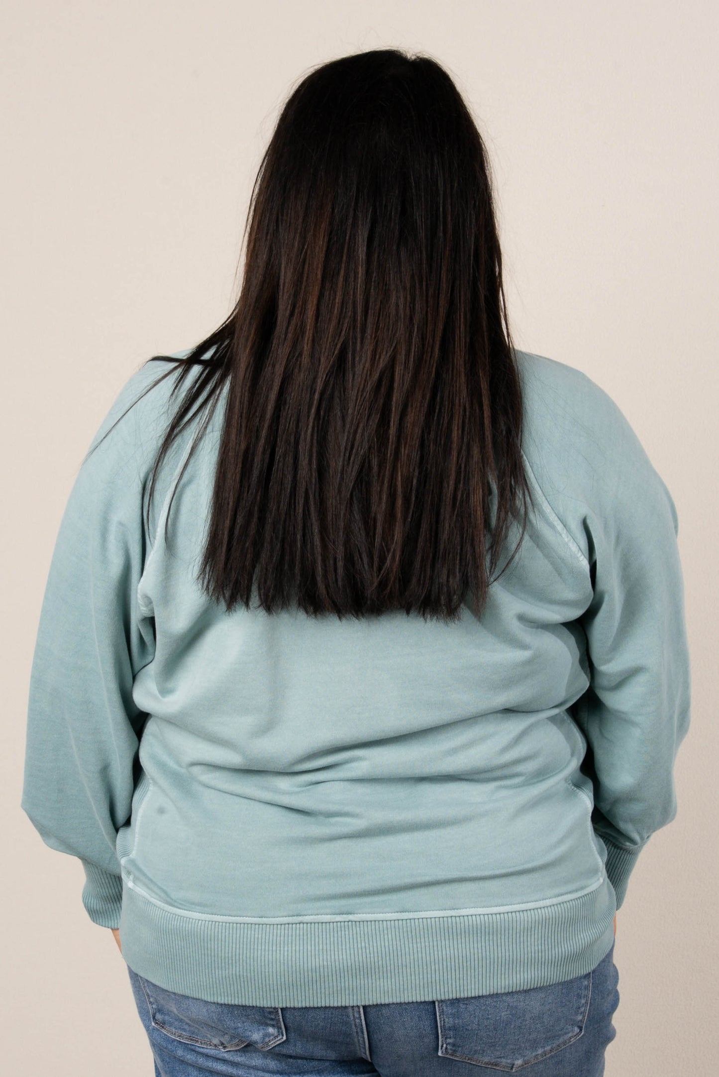 Sabrina Wash Dyed French Terry Pullover