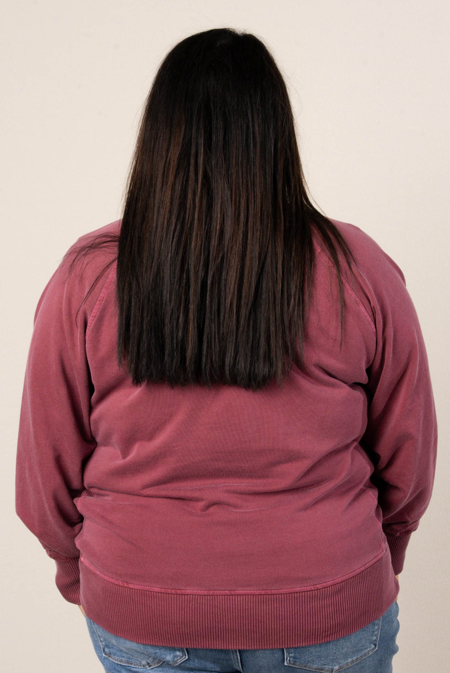 Sabrina Wash Dyed French Terry Pullover
