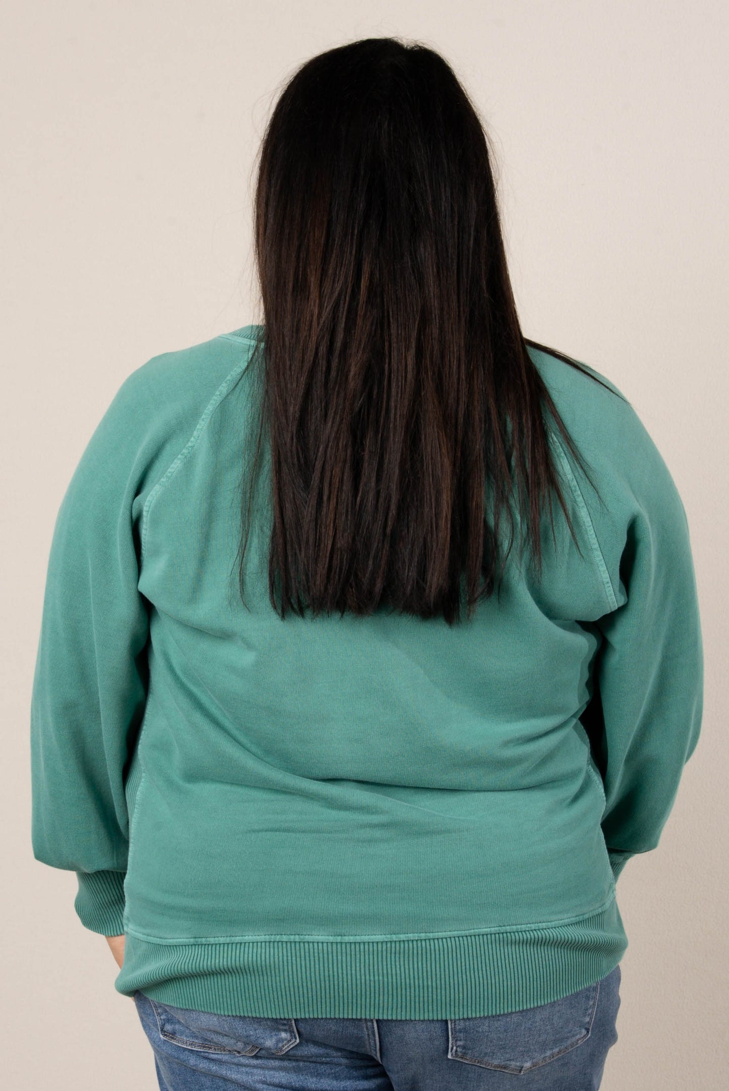 Sabrina Wash Dyed French Terry Pullover