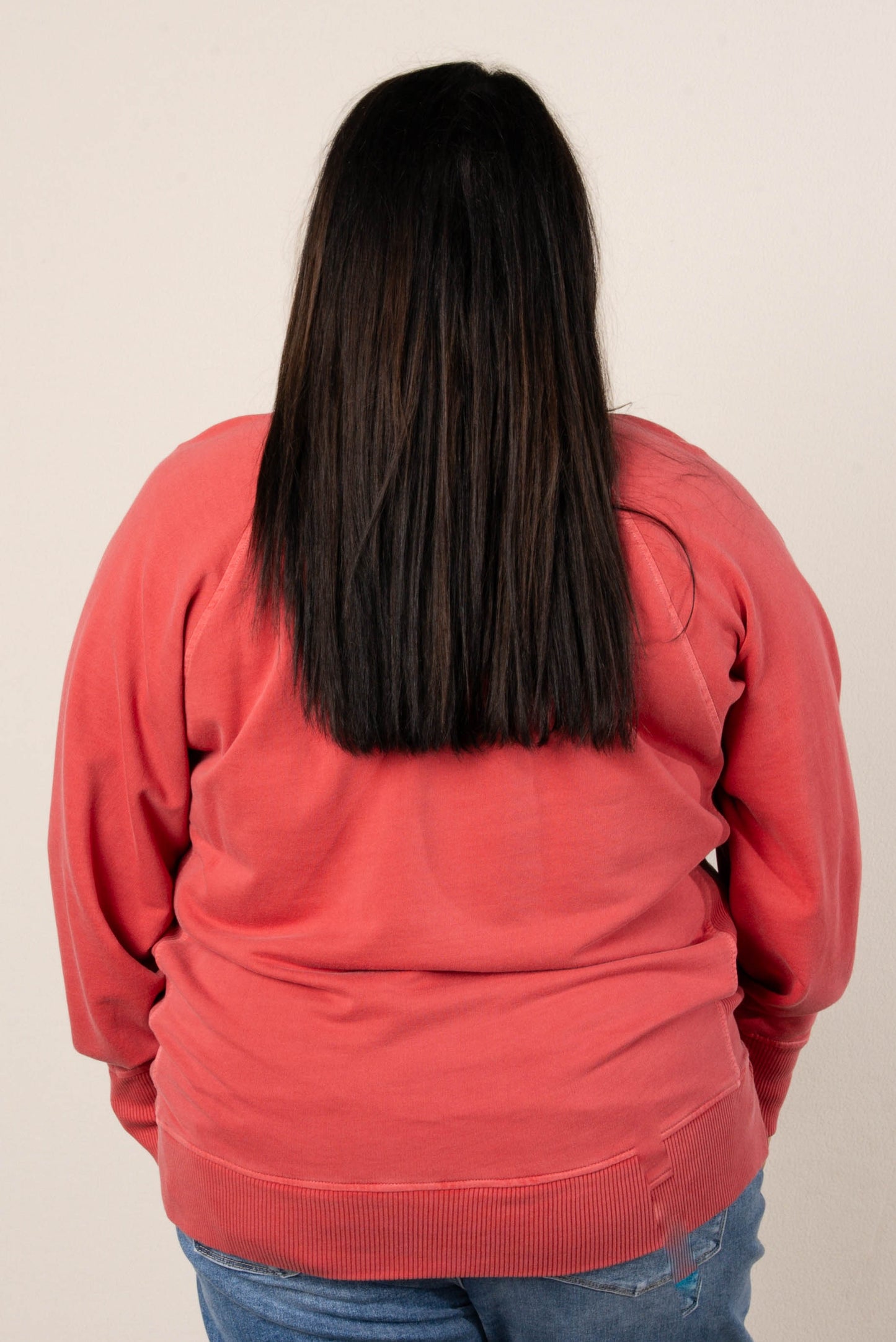 Sabrina Wash Dyed French Terry Pullover