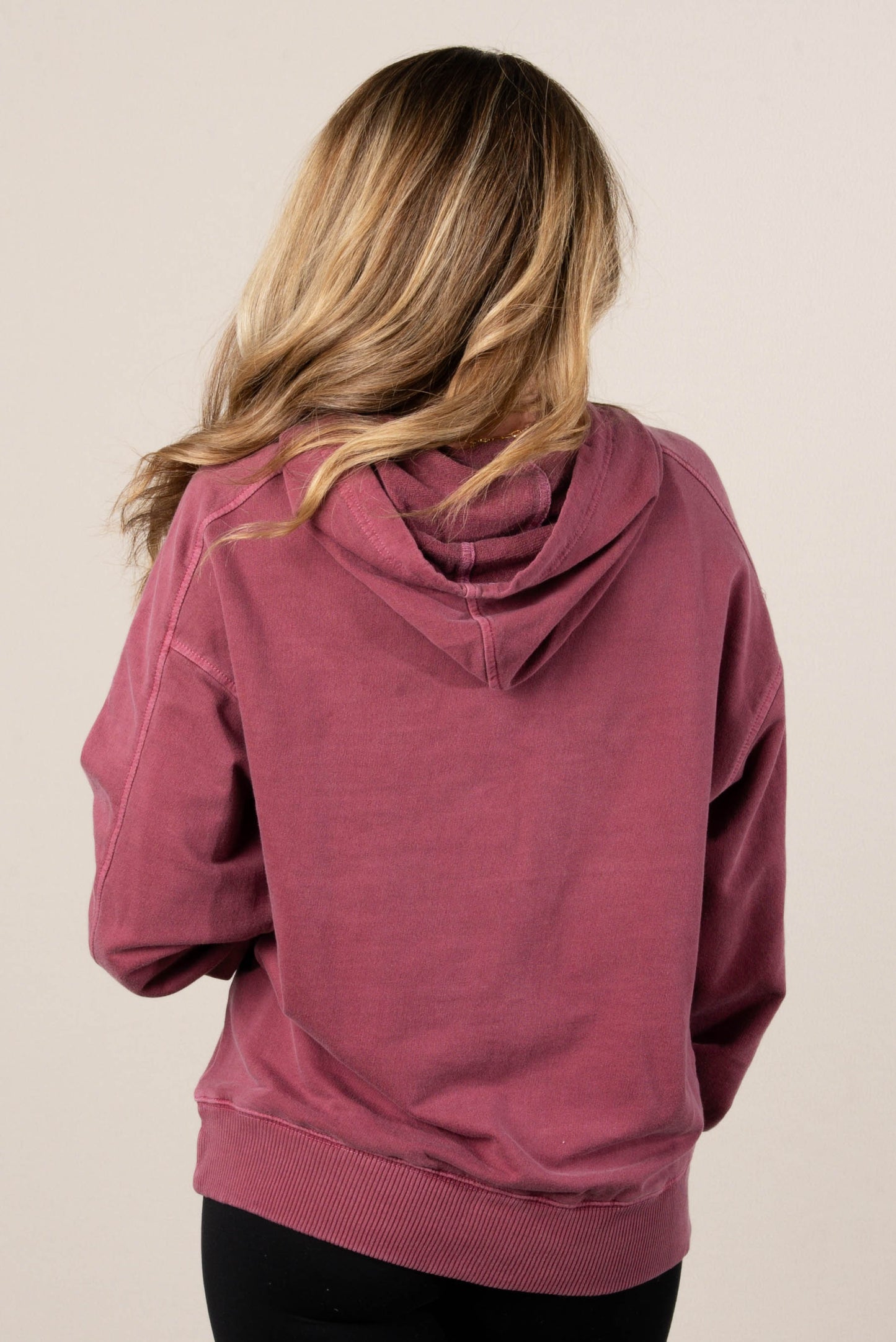 Andi Washed French Terry Hooded Pullover
