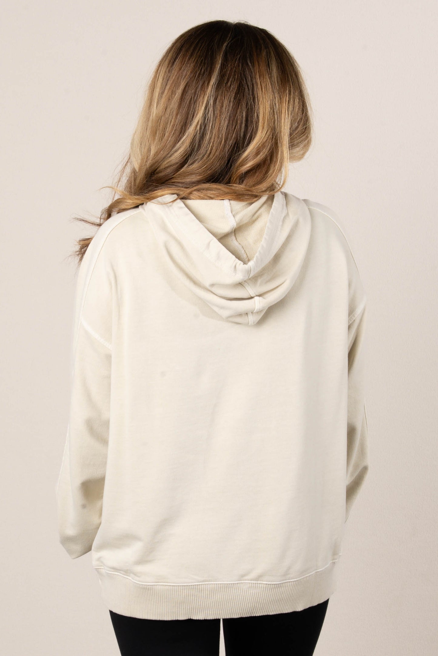 Andi Washed French Terry Hooded Pullover