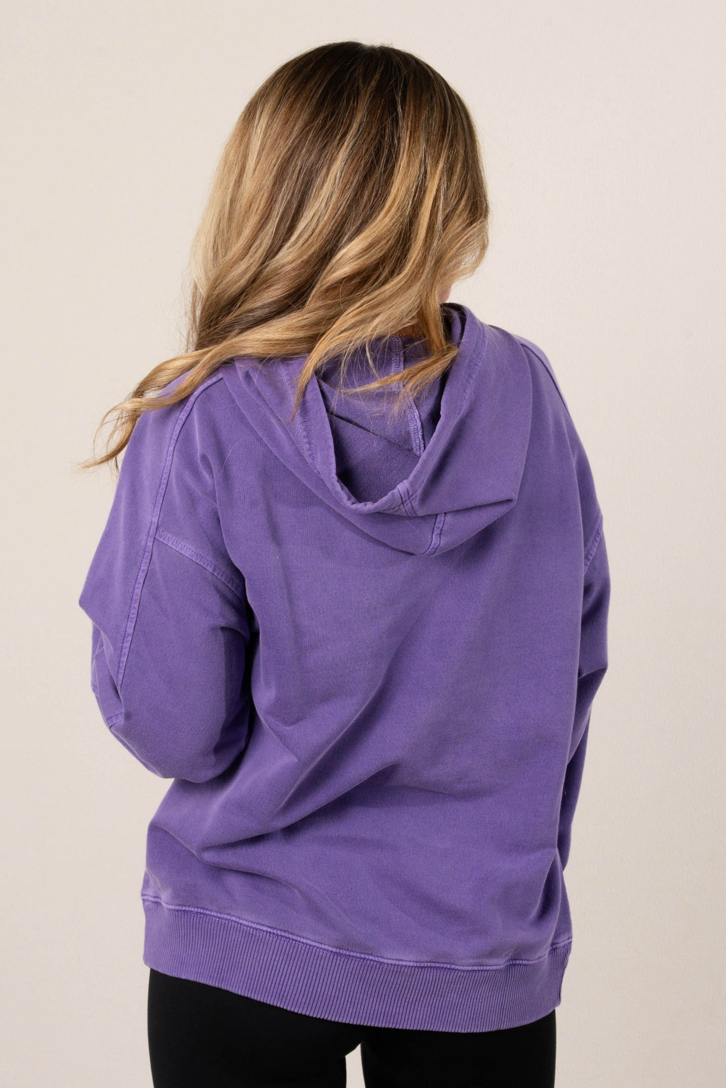 Andi Washed French Terry Hooded Pullover