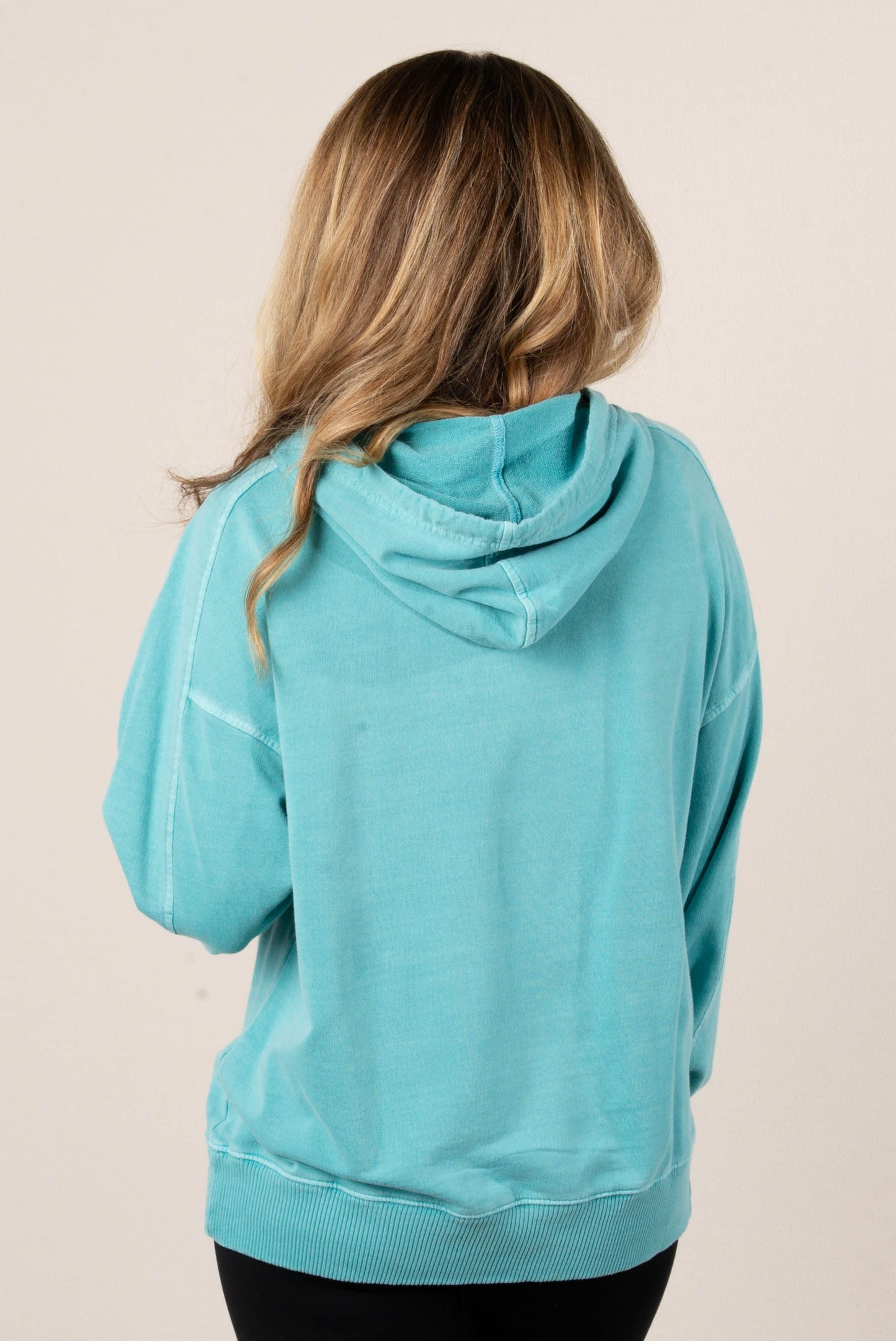 Andi Washed French Terry Hooded Pullover