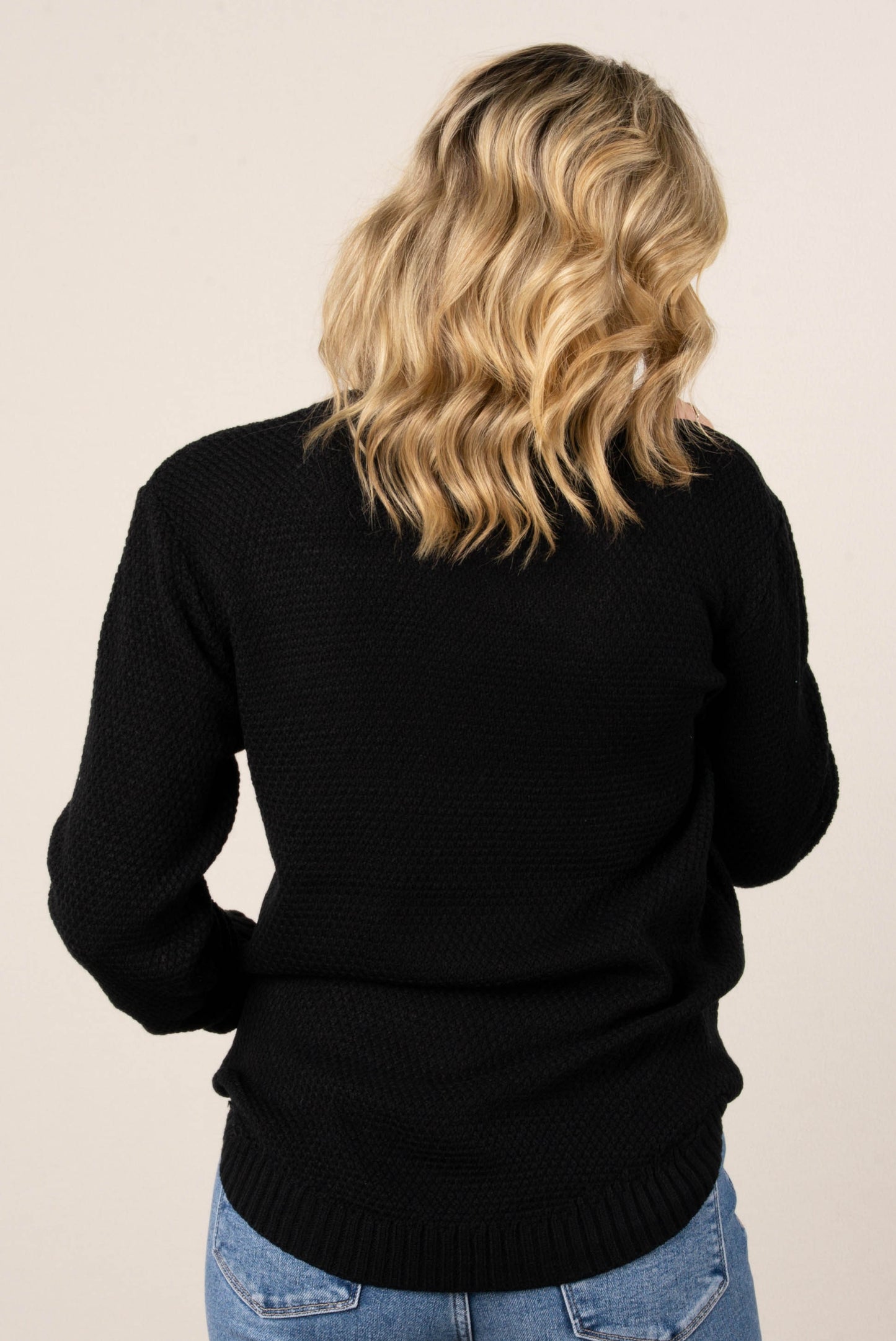 Marta Textured Knit Sweater