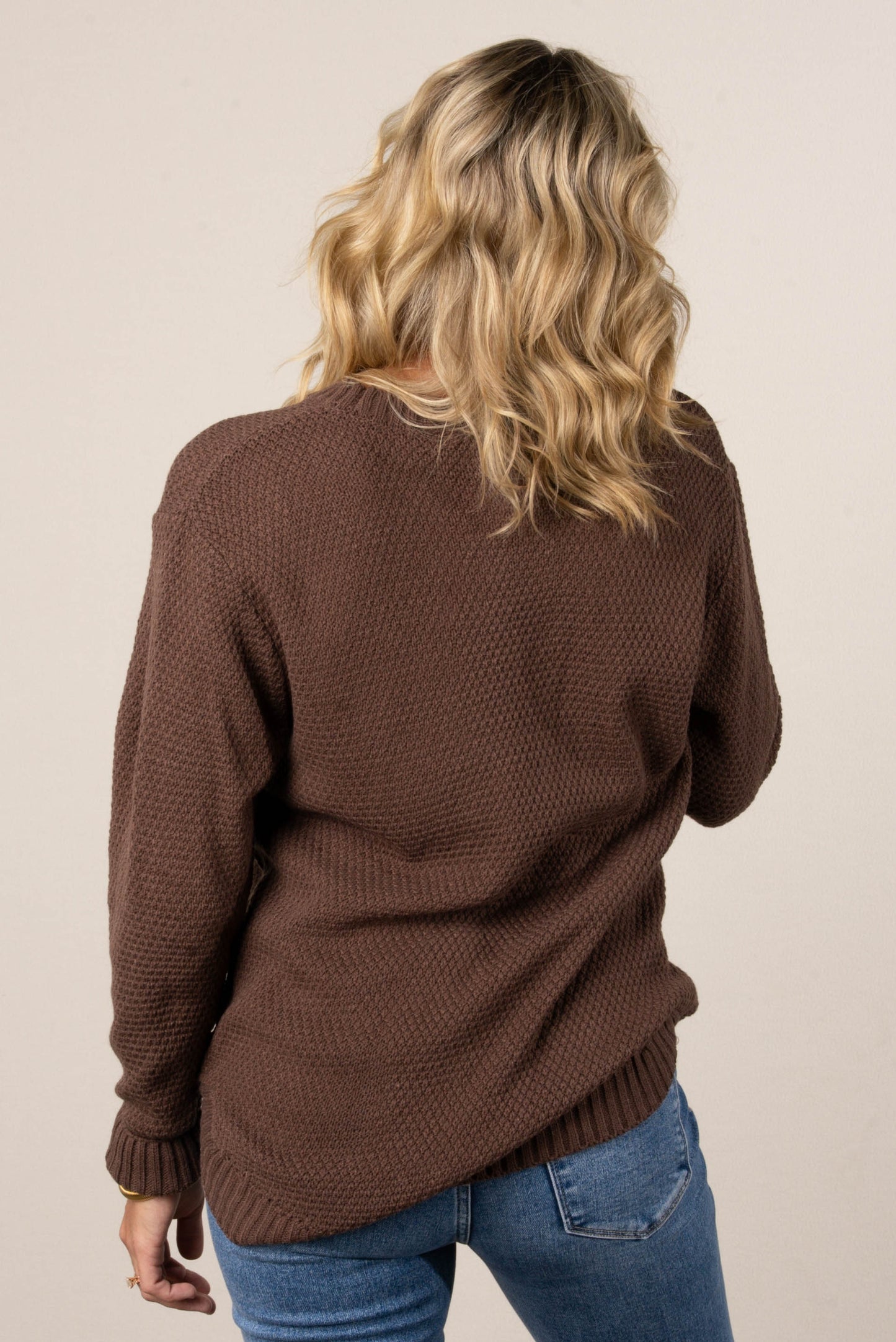 Marta Textured Knit Sweater