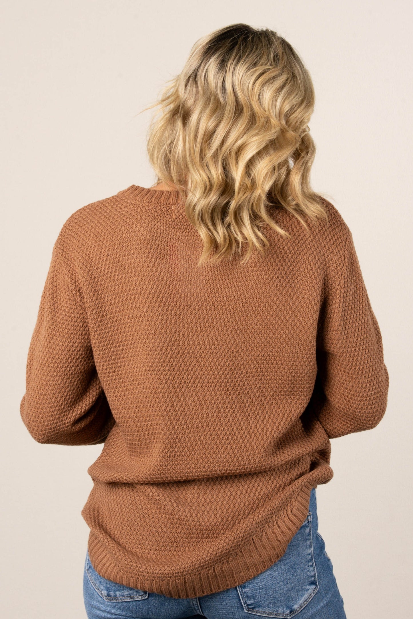 Marta Textured Knit Sweater
