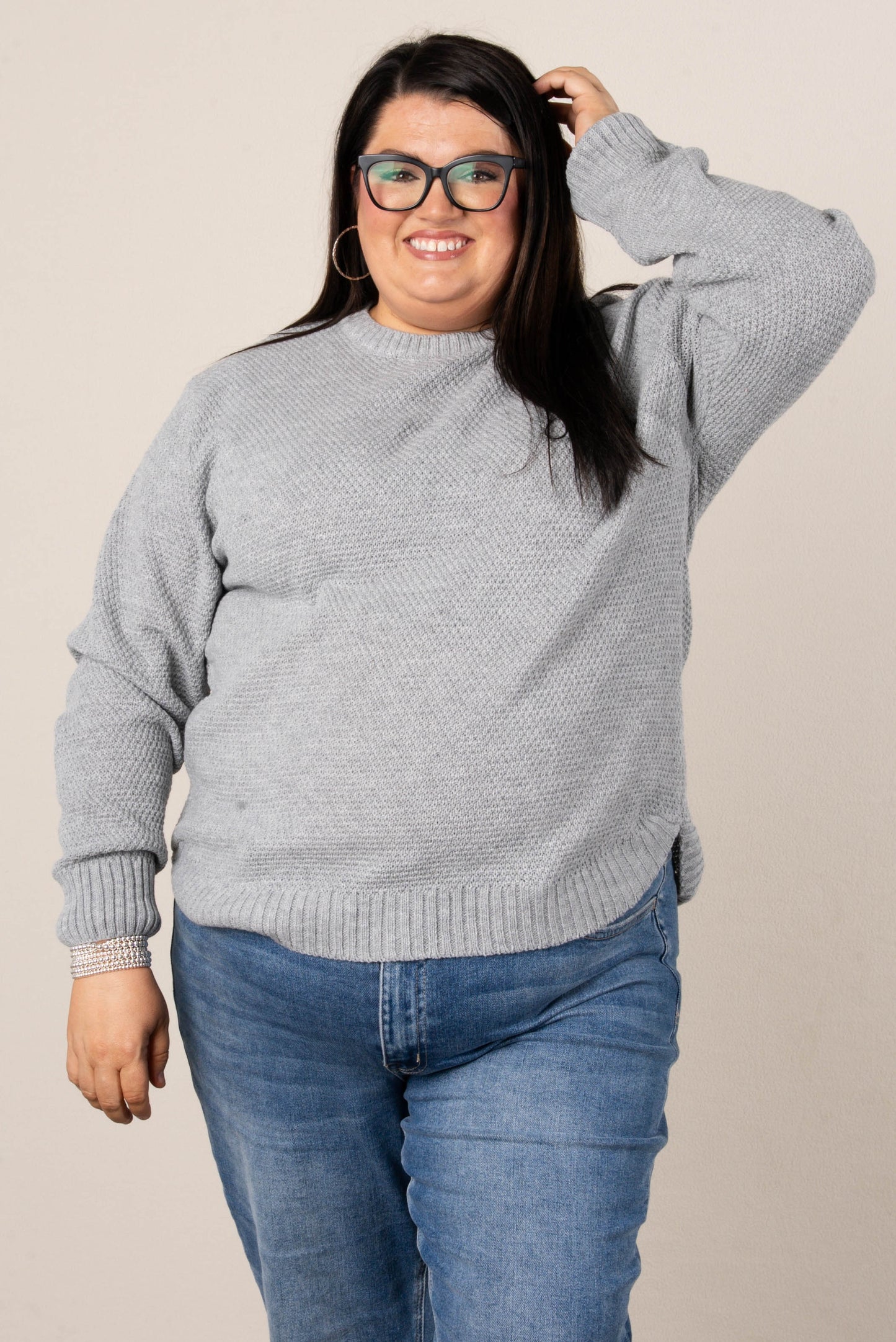 Marta Textured Knit Sweater