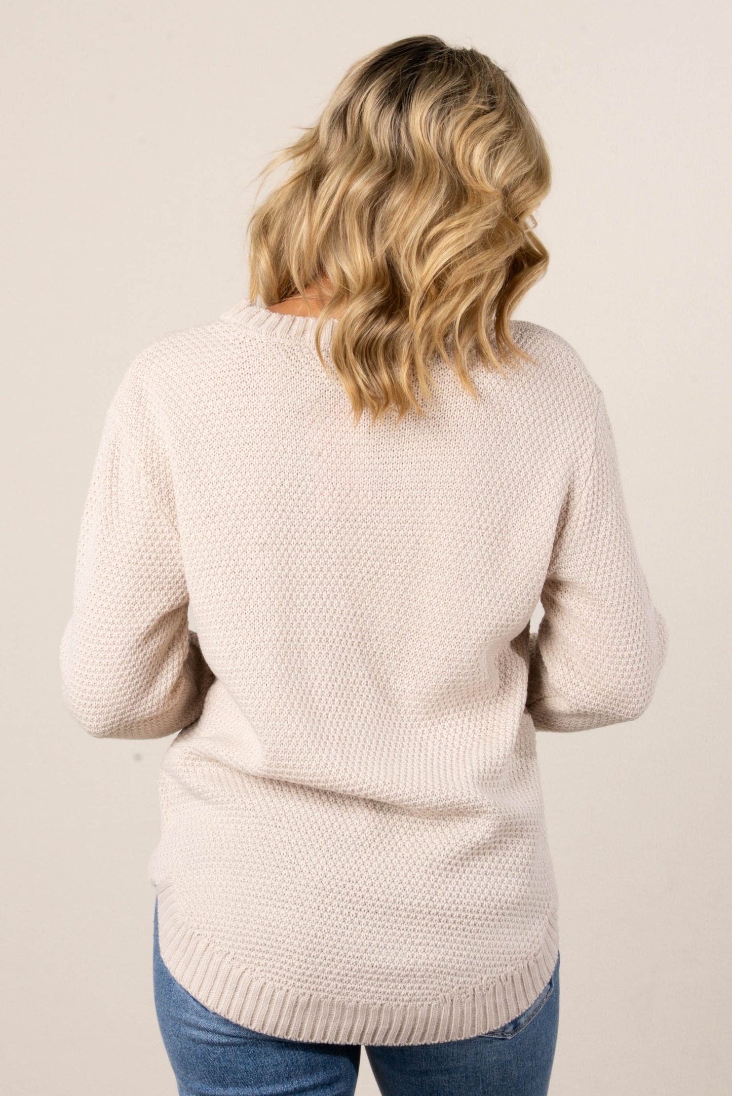 Marta Textured Knit Sweater