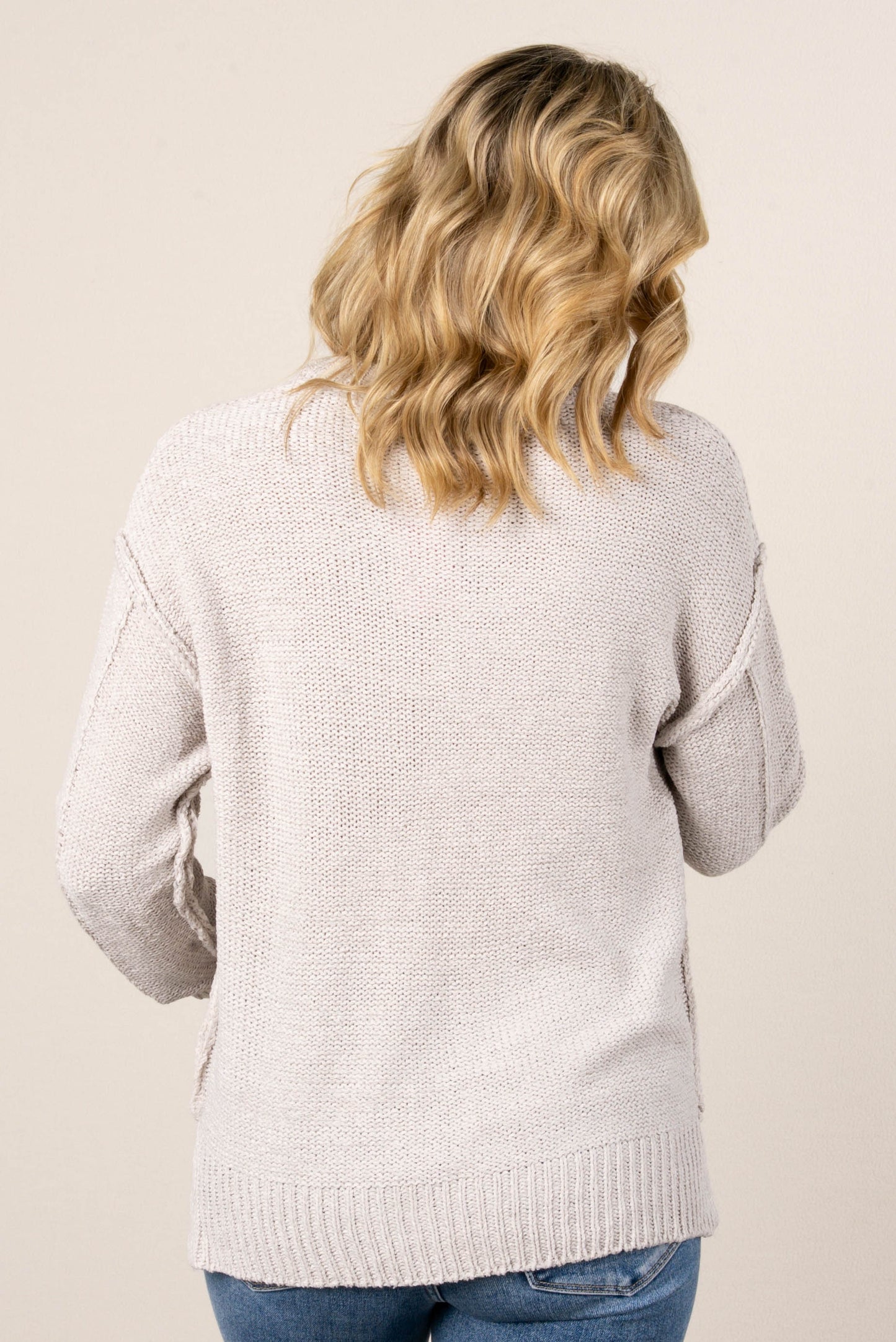 Tawnie Exposed Seam Sweater