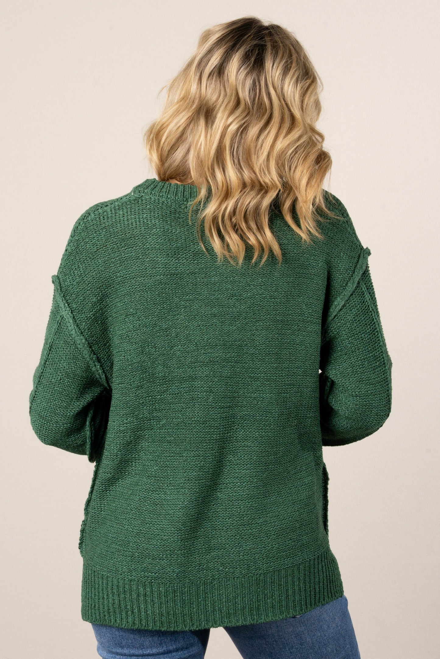 Tawnie Exposed Seam Sweater