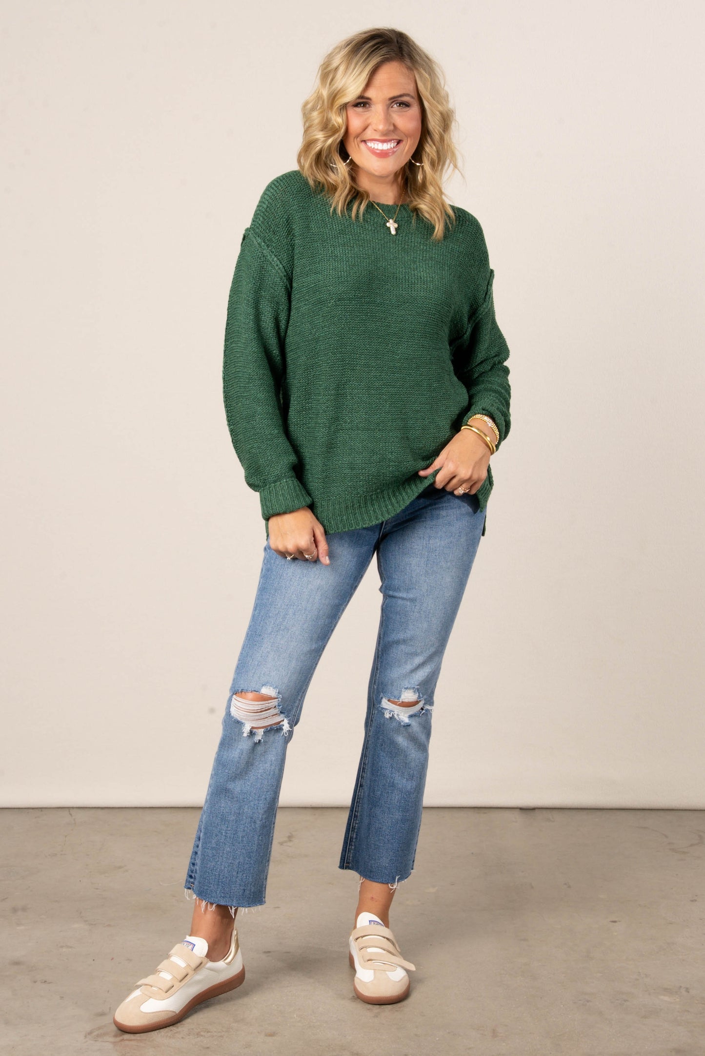 Tawnie Exposed Seam Sweater
