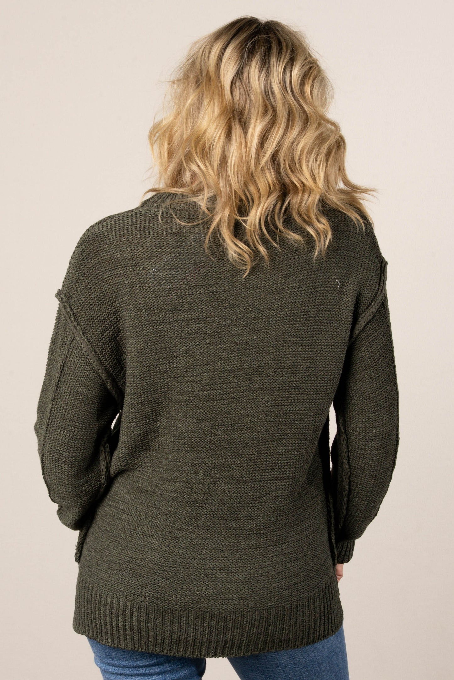 Tawnie Exposed Seam Sweater