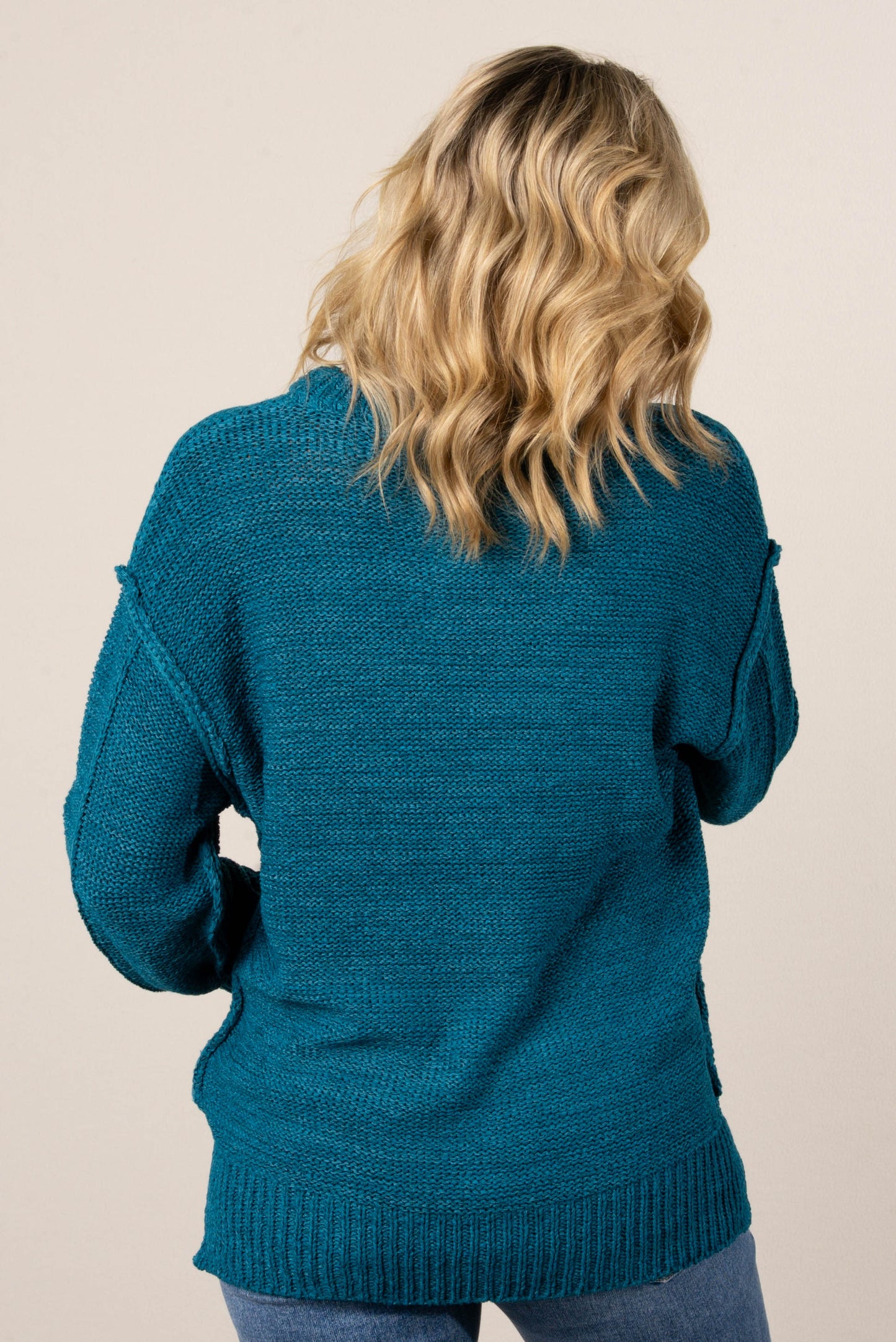Tawnie Exposed Seam Sweater