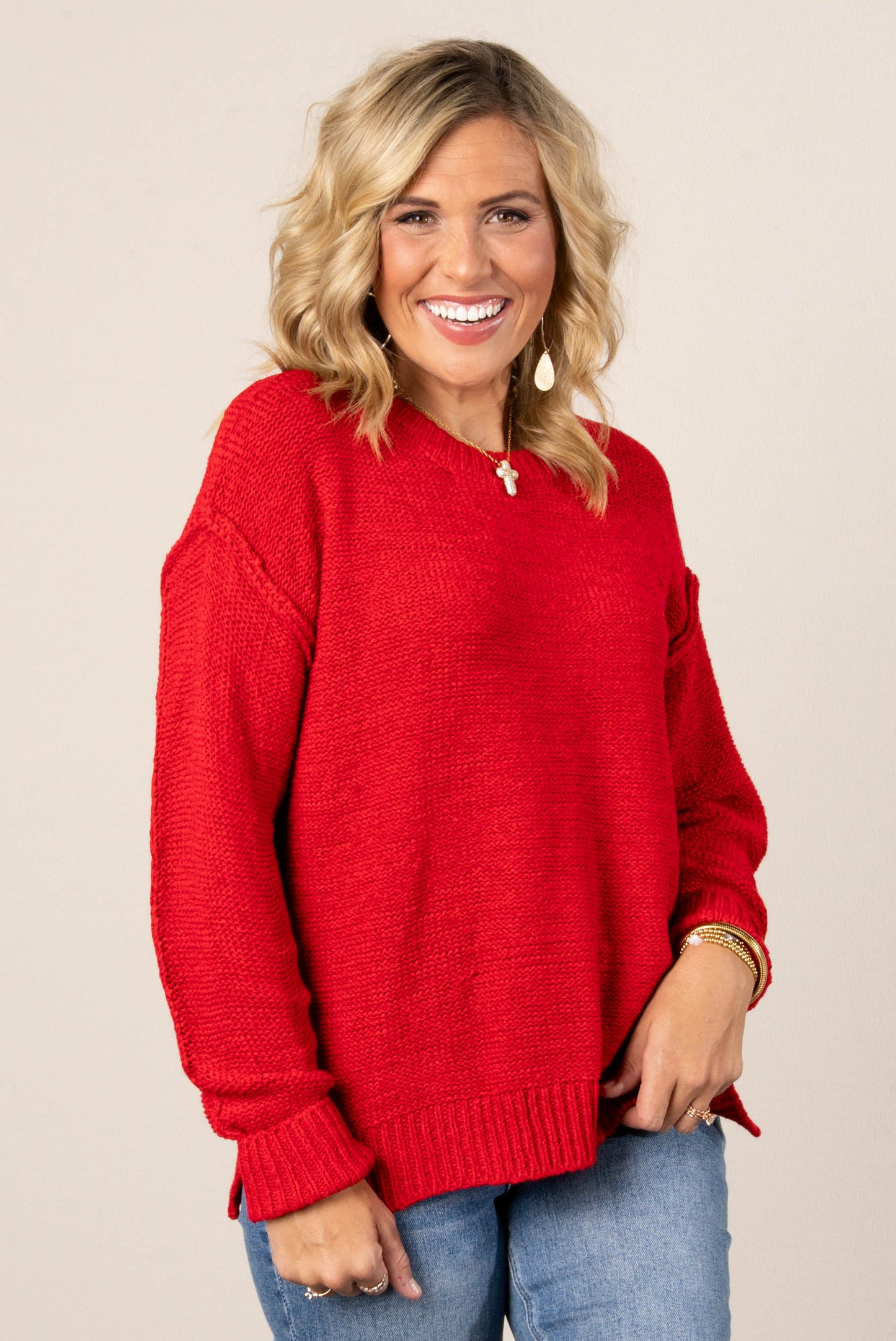 Tawnie Exposed Seam Sweater
