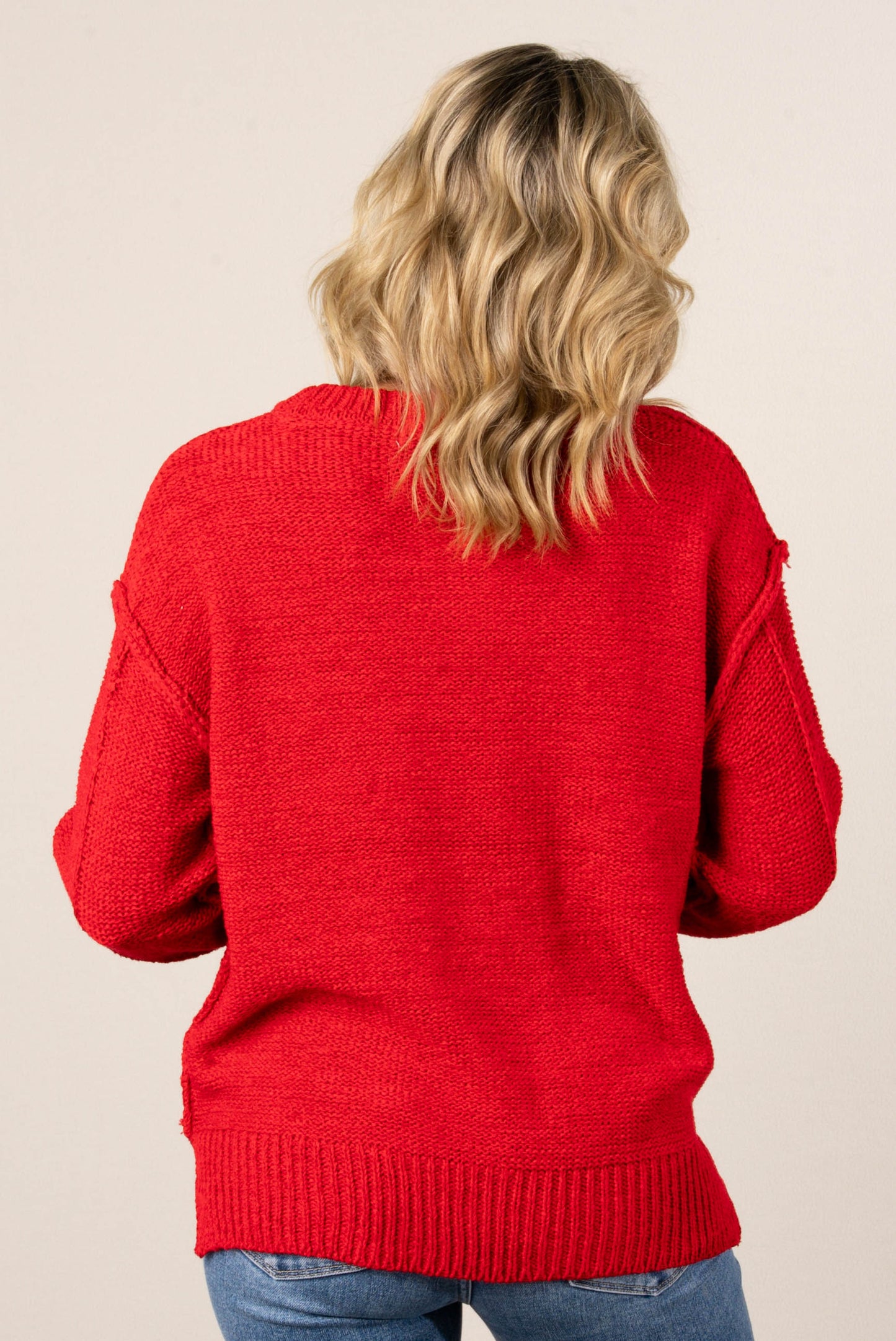 Tawnie Exposed Seam Sweater