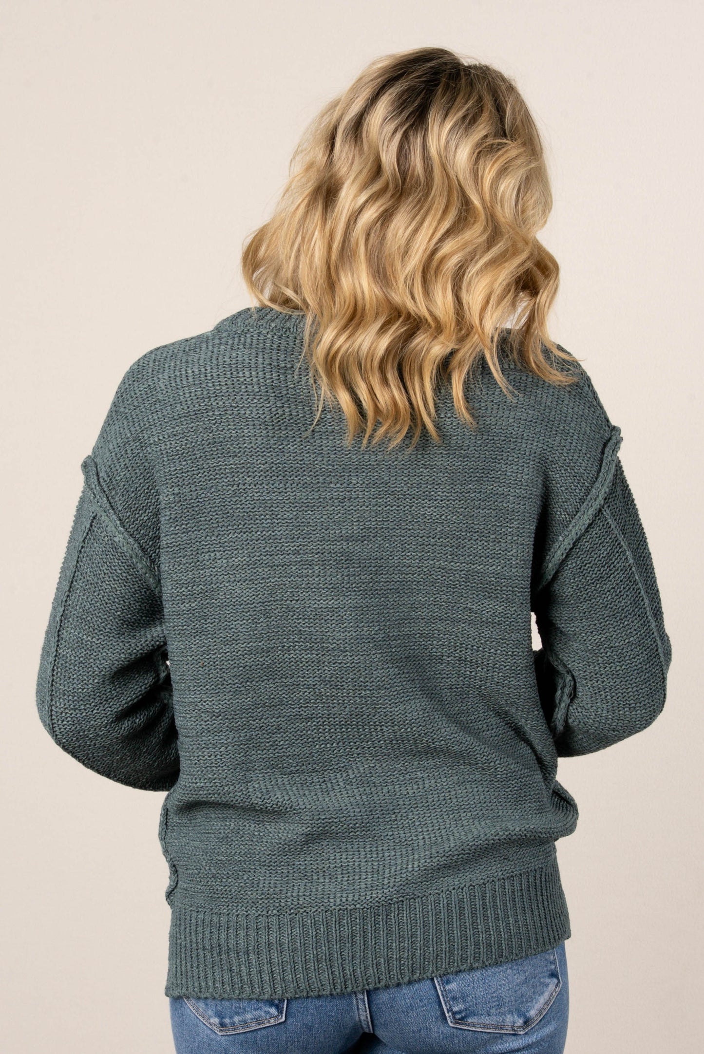 Tawnie Exposed Seam Sweater