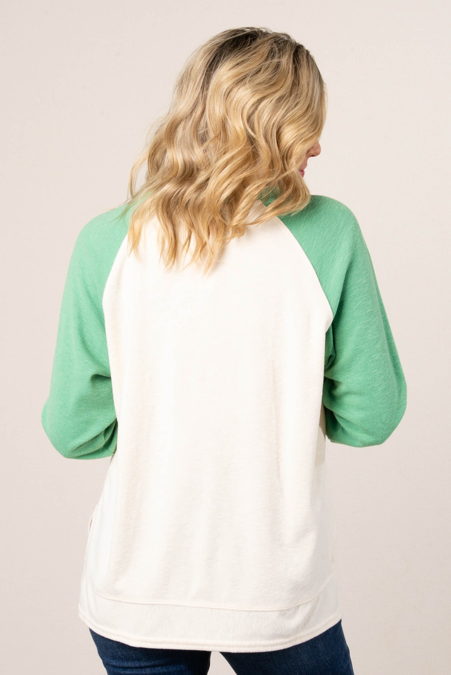 Penelope Color Block Henley Top