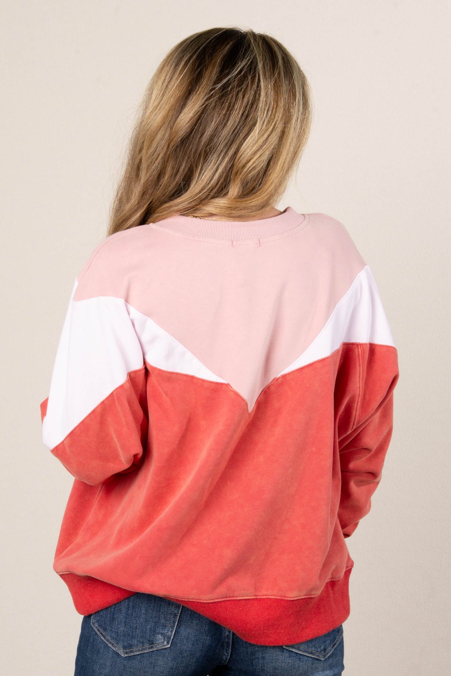 Chevy Washed Color Block Pullover