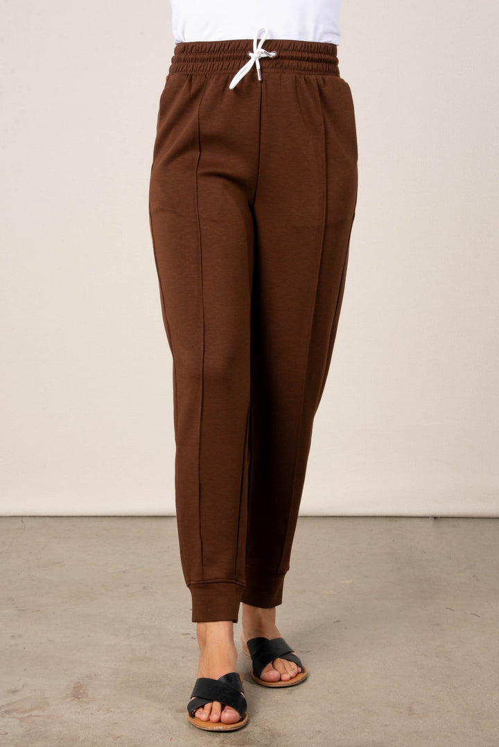 Sienna Scuba Seamed Drawstring Joggers