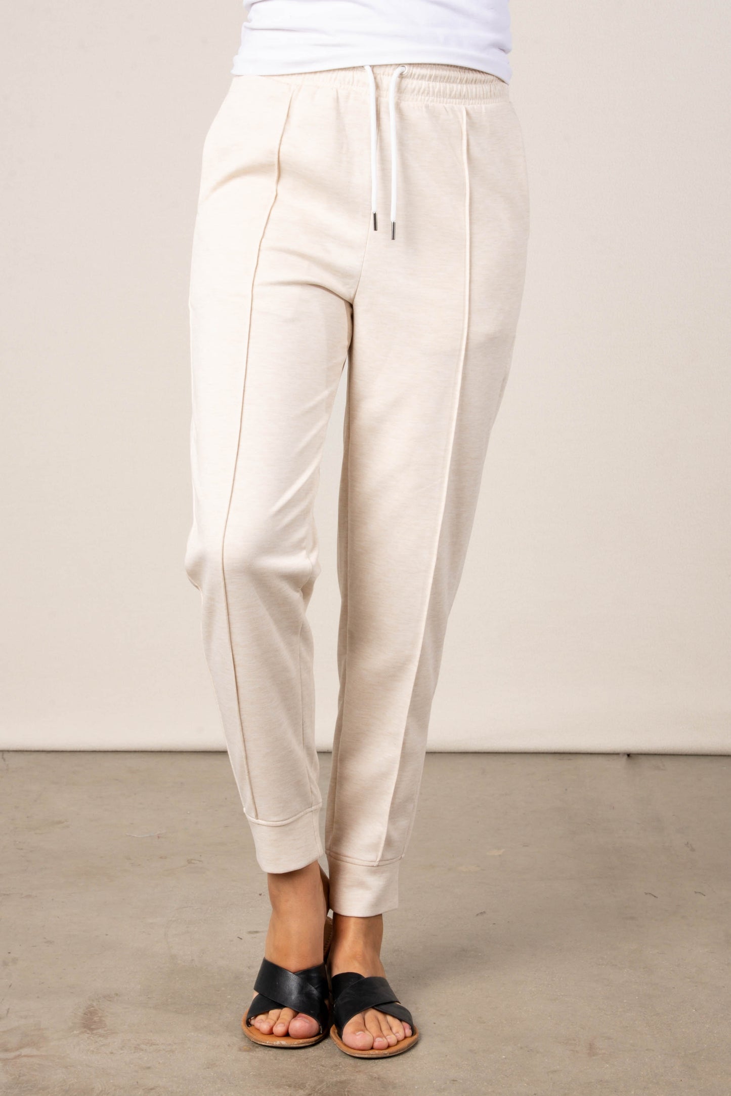 Sienna Scuba Seamed Drawstring Joggers