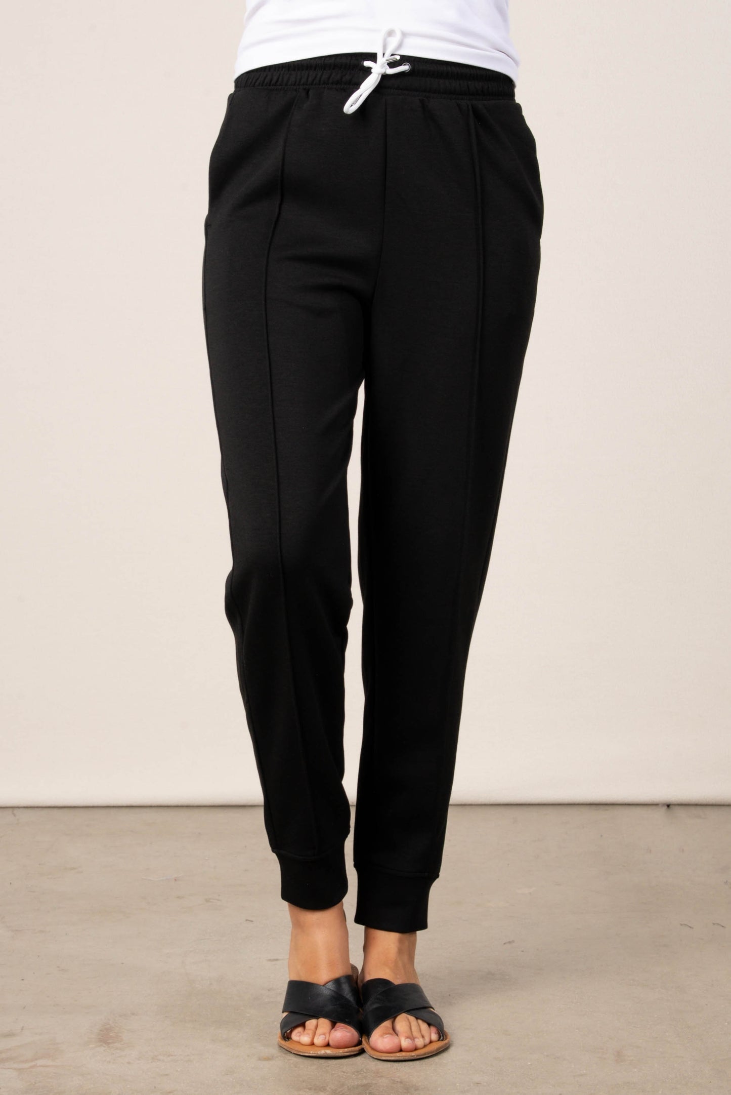 Sienna Scuba Seamed Drawstring Joggers