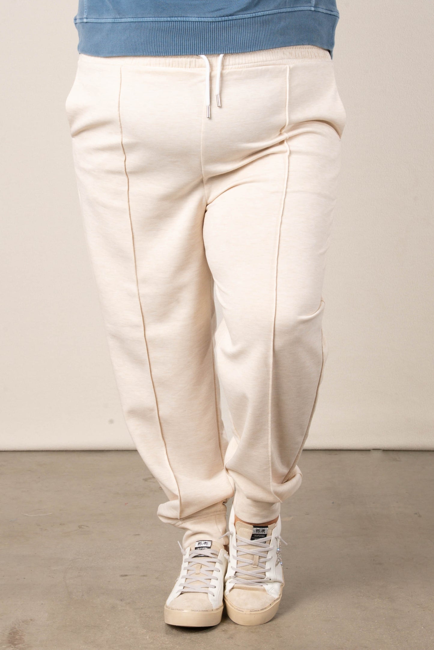 Sienna Scuba Seamed Drawstring Joggers