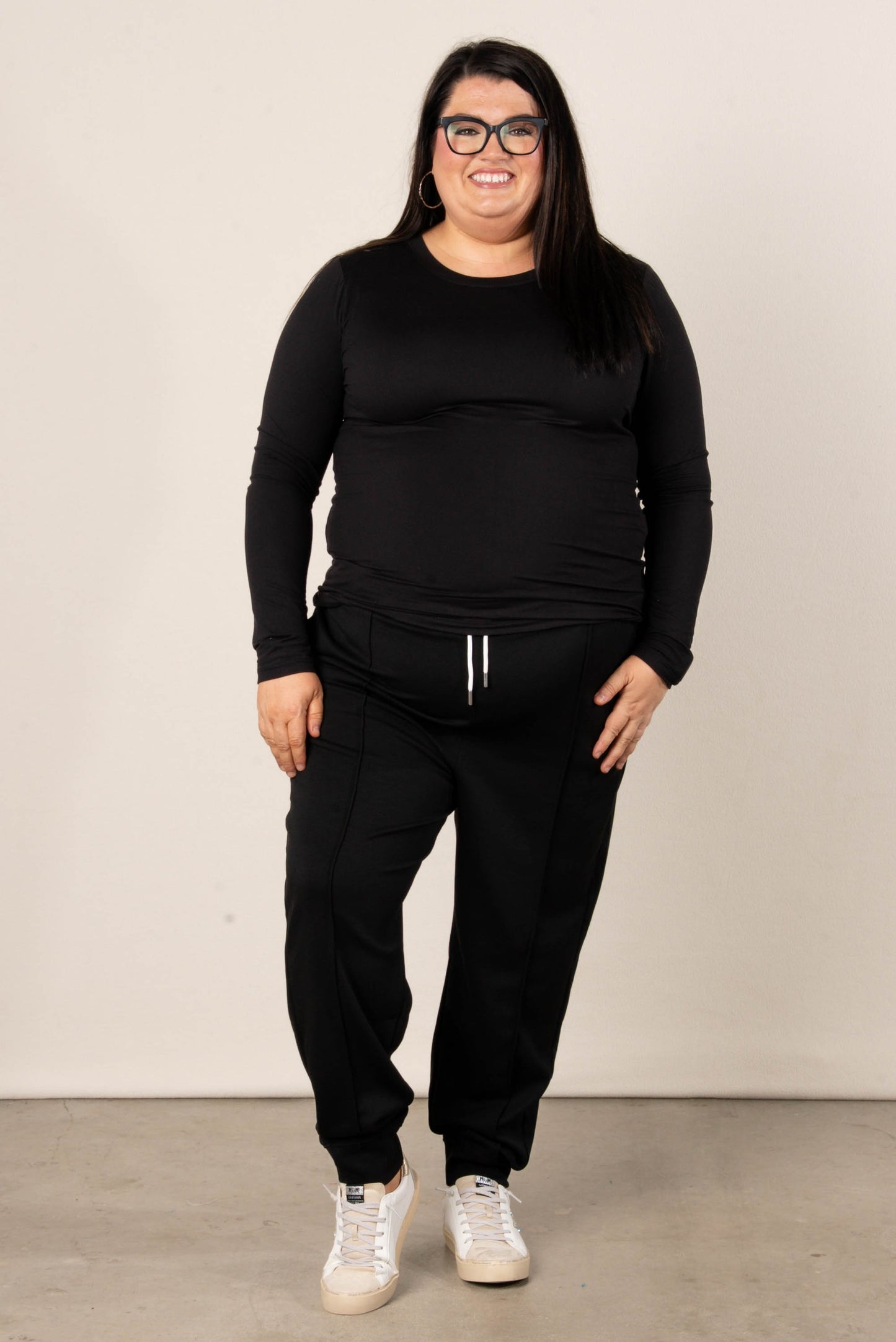 Sienna Scuba Seamed Drawstring Joggers