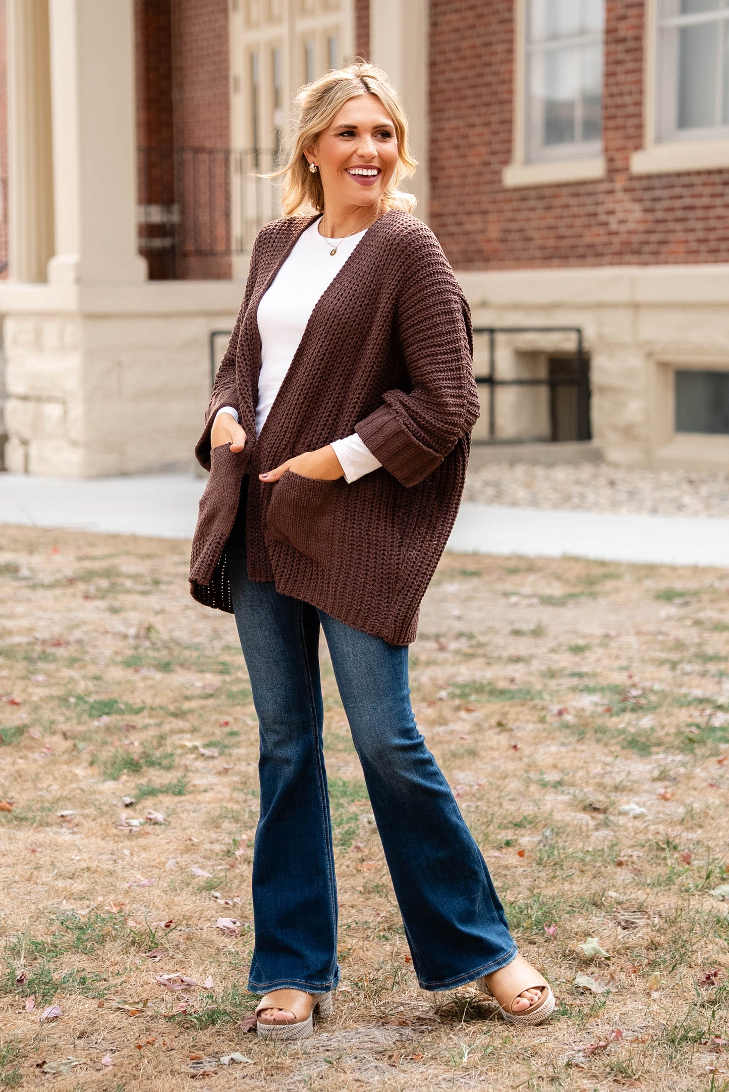 Gianna Open Front Sweater Cardigan
