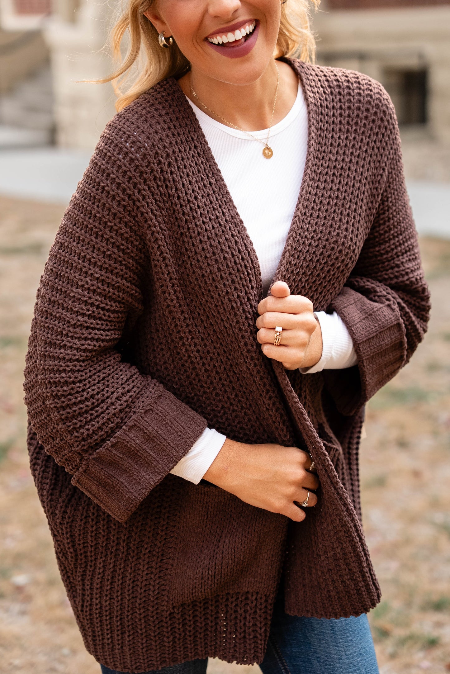 Gianna Open Front Sweater Cardigan