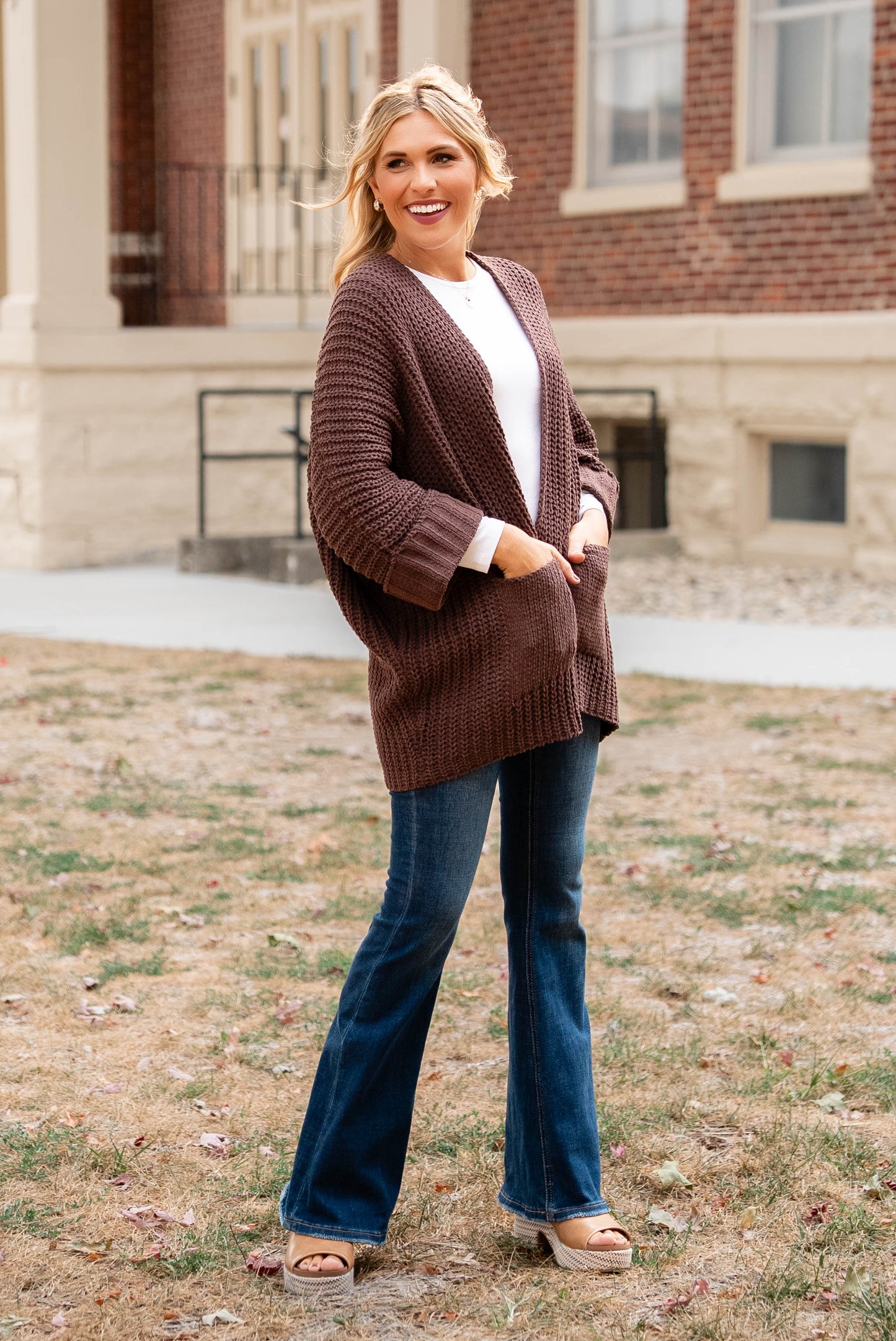 Gianna Open Front Sweater Cardigan