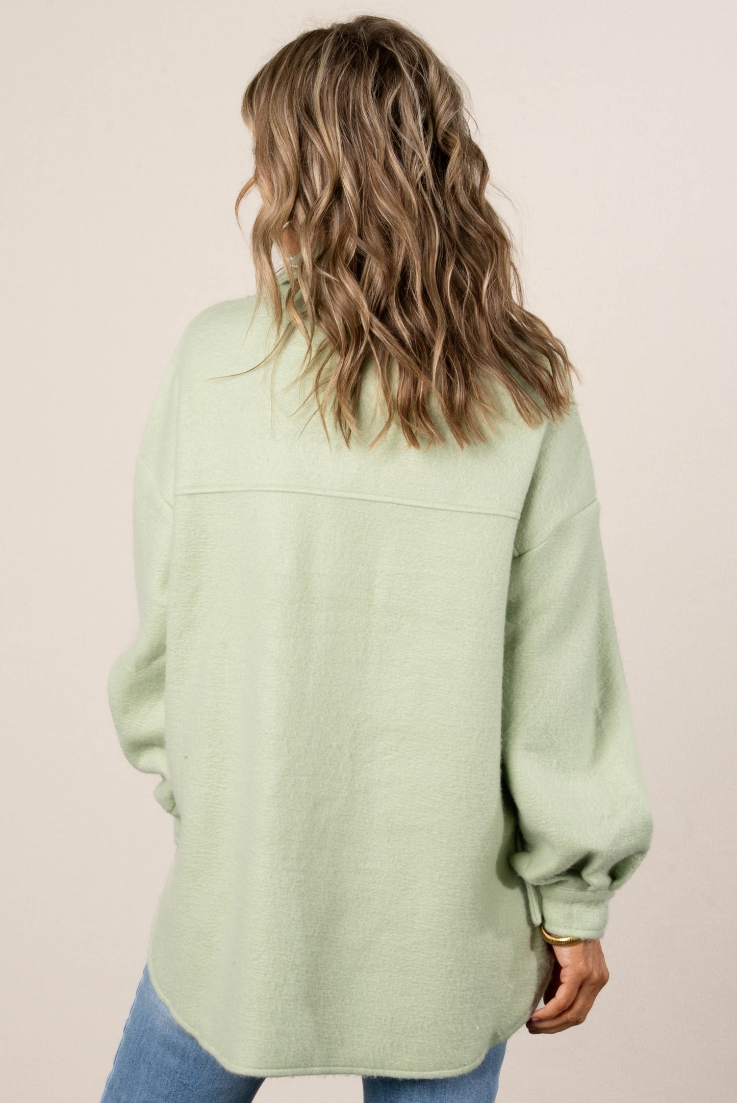 Lucy Fleece Hi-Lo Shacket