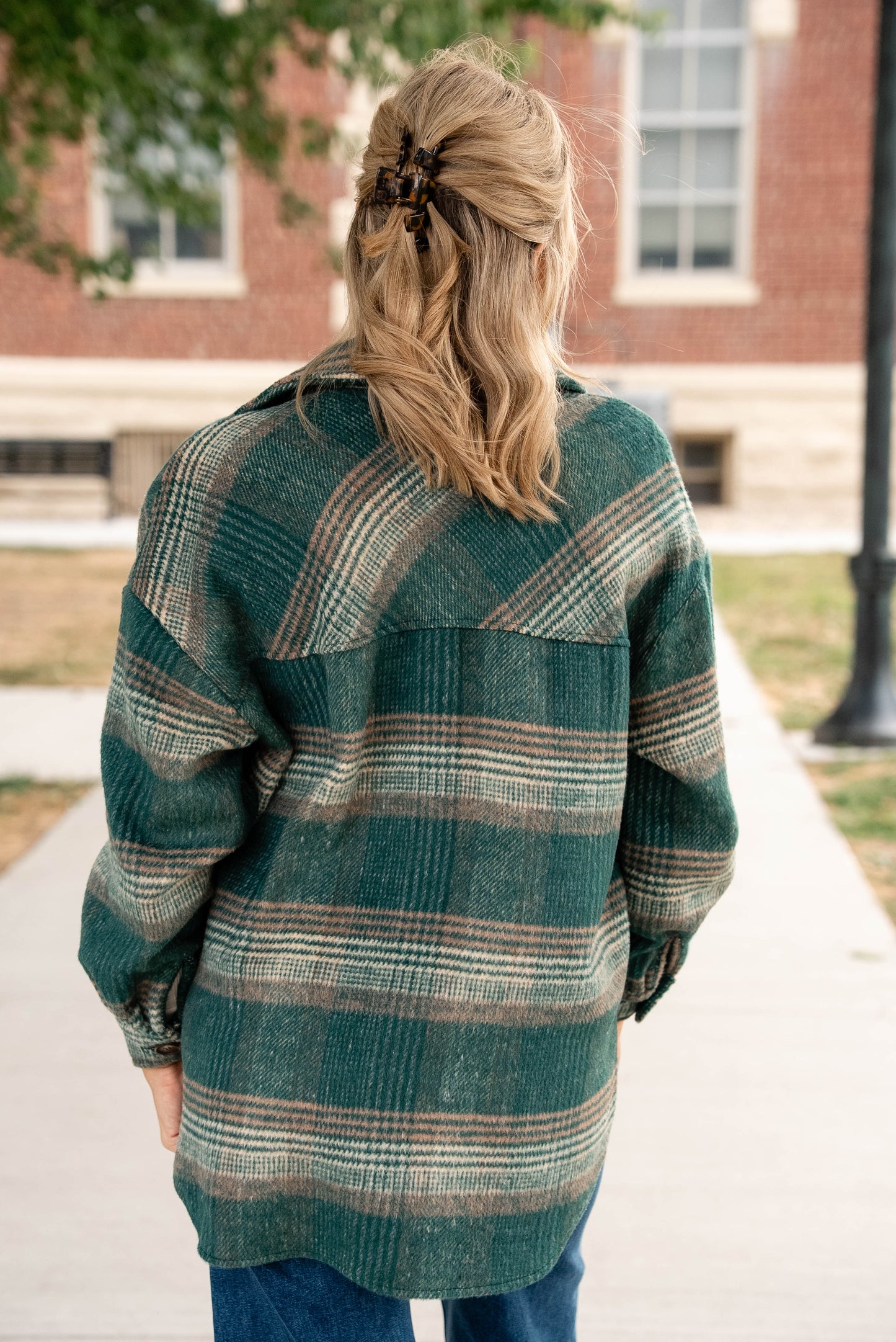 Everleigh Brushed Plaid Shacket
