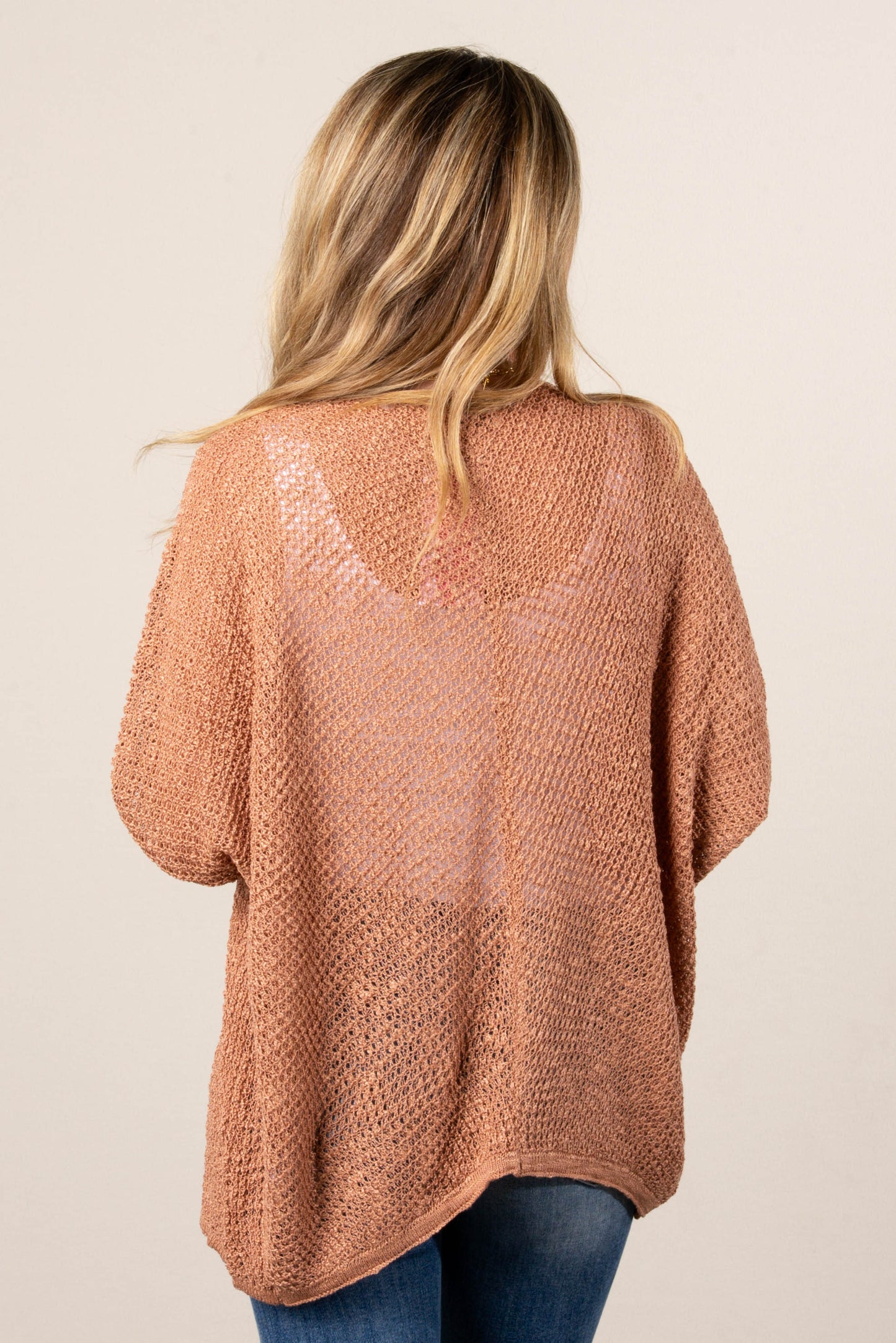 Annelise Waffle Knit Cardigan