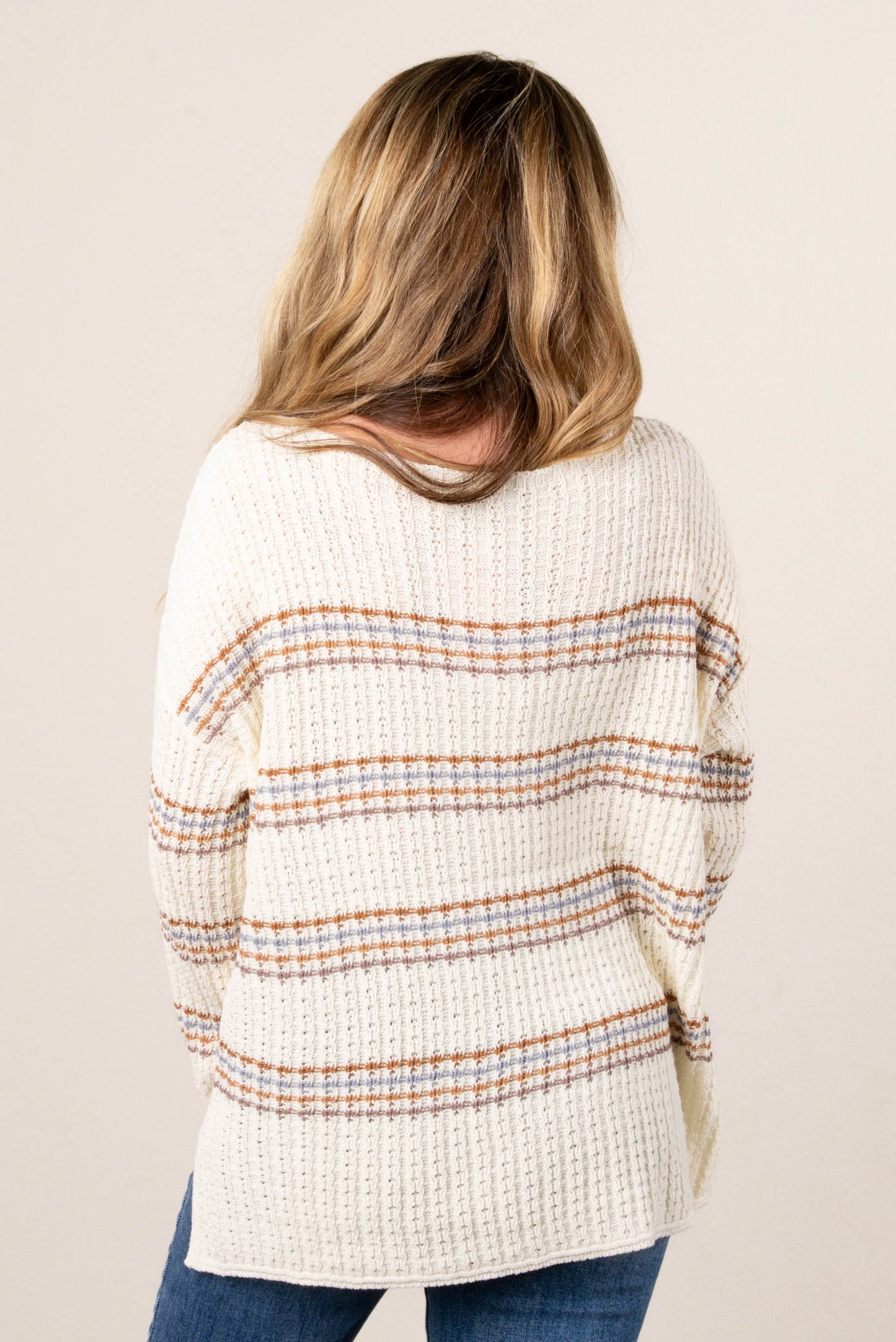 Selma Striped Boat Neck Sweater